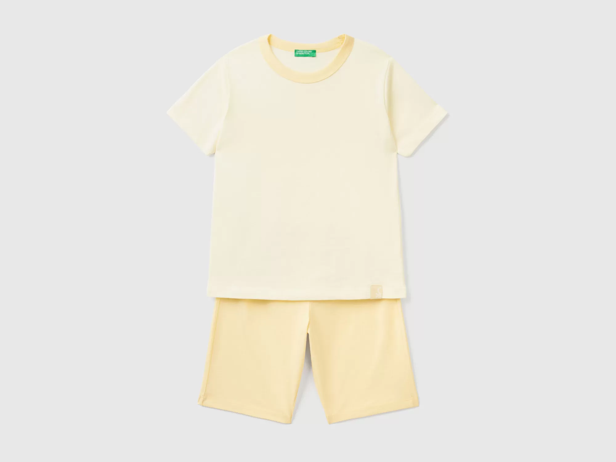 Benetton Pijama Corto De Algodón Ligero-Niños Ropa Interior Y Pijamas