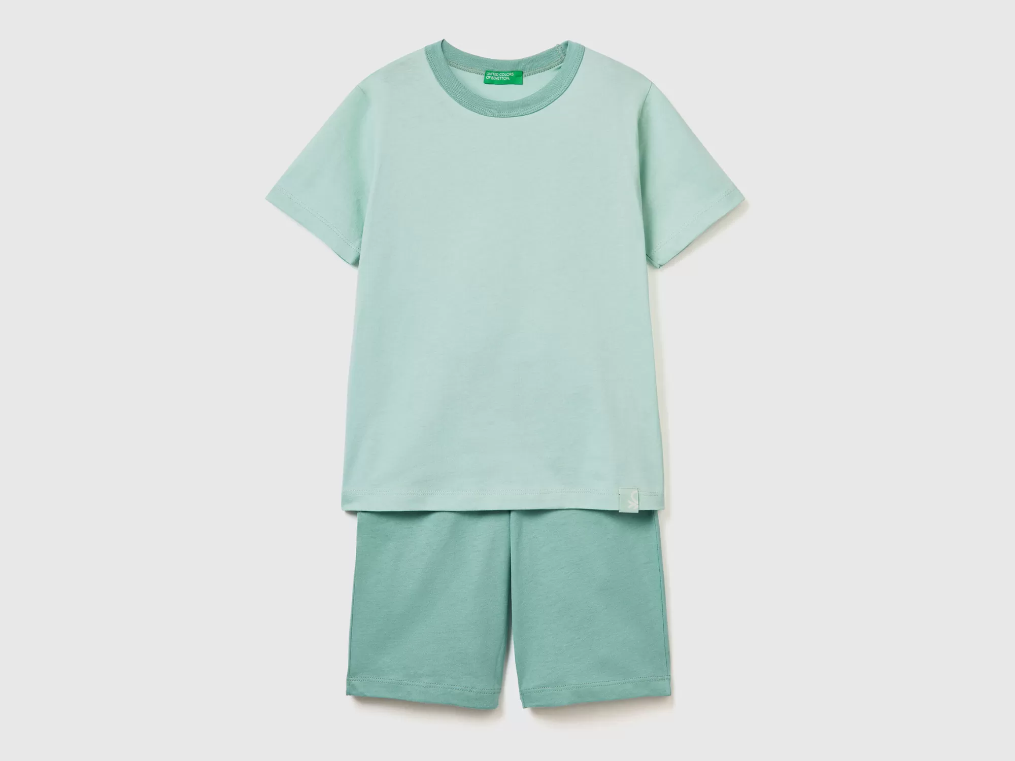 Benetton Pijama Corto De Algodón Ligero-Niños Ropa Interior Y Pijamas