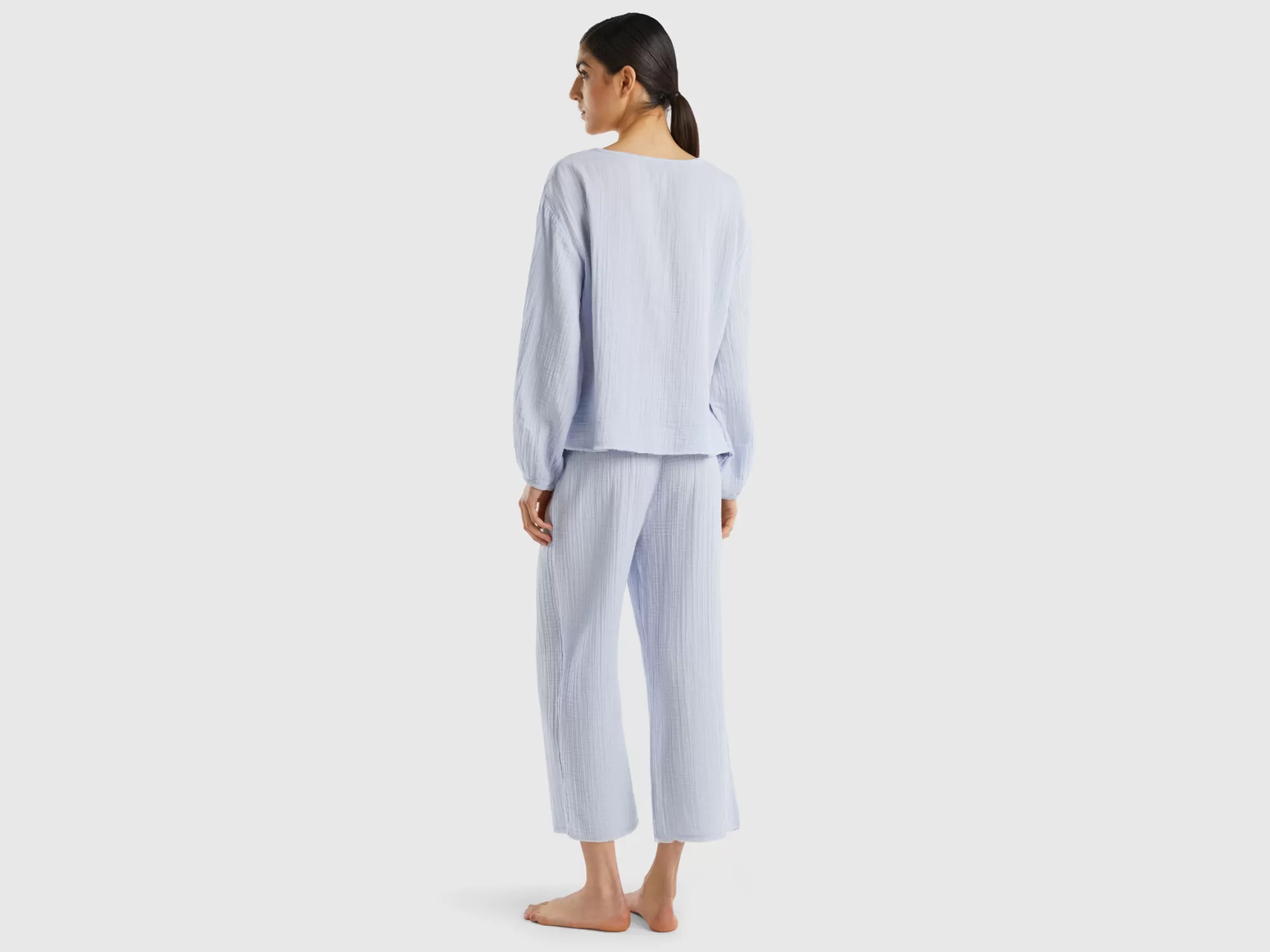 Benetton Pijama De Algodón Calido-Mujer Ropa Interior Y Pijamas