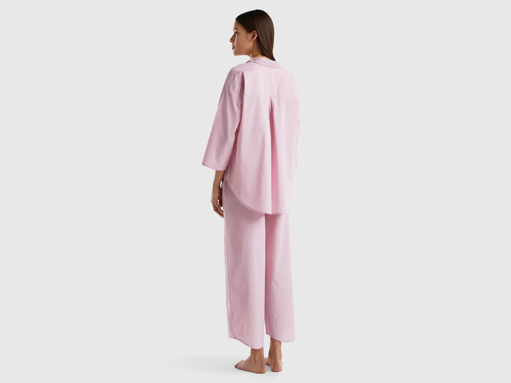 Benetton Pijama De Algodón De Lunares-Mujer Ropa Interior Y Pijamas