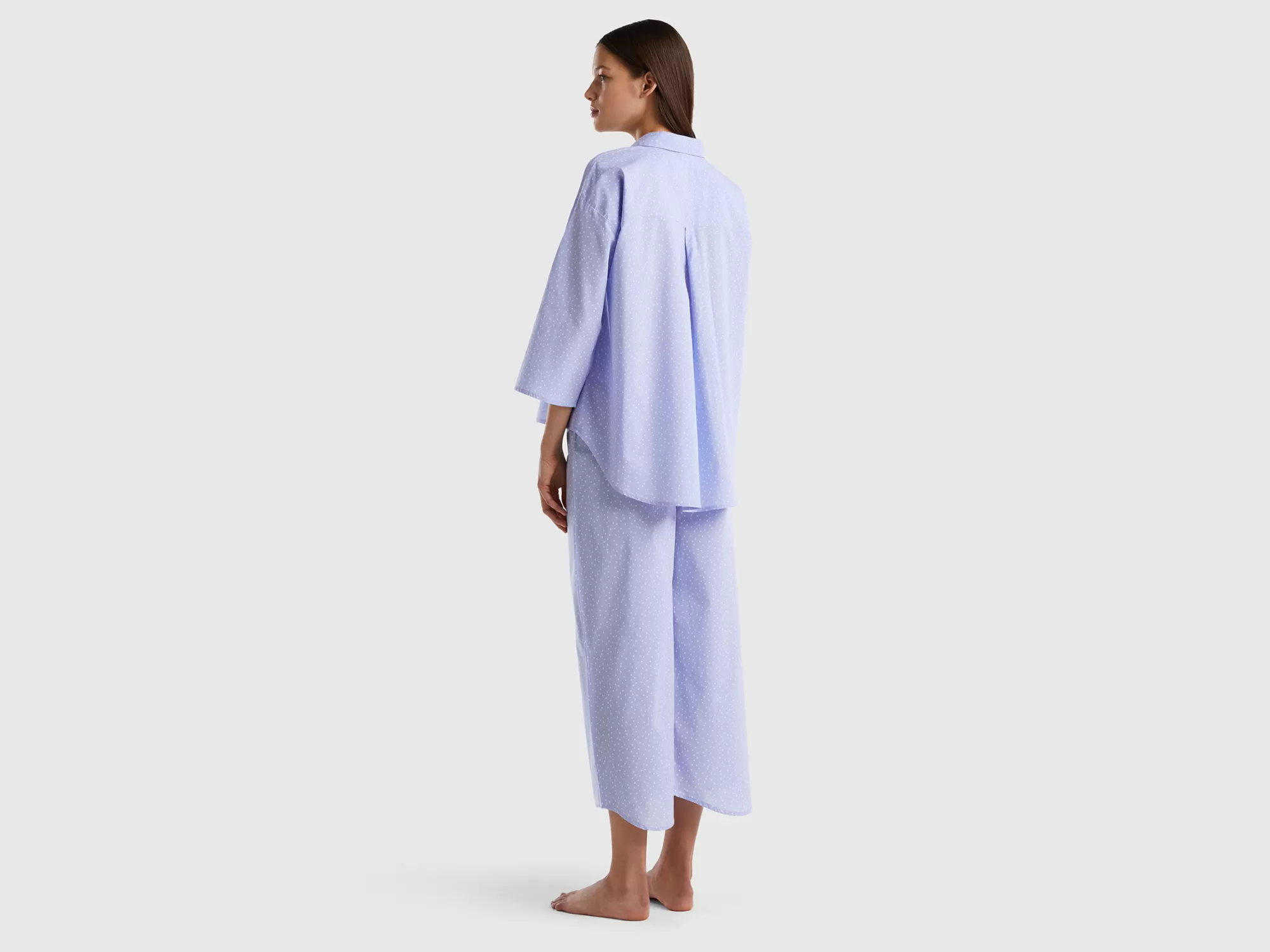 Benetton Pijama De Algodón De Lunares-Mujer Ropa Interior Y Pijamas