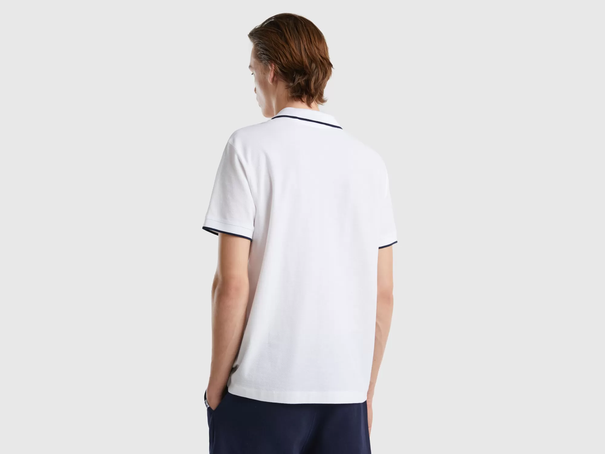 Benetton Polo De 100 % Algodón-Hombre Polos