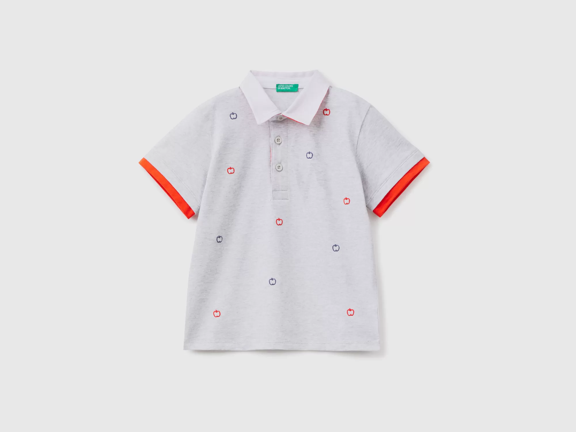 Benetton Polo De Rugby Con Estampado De Fruta-Niños Polos