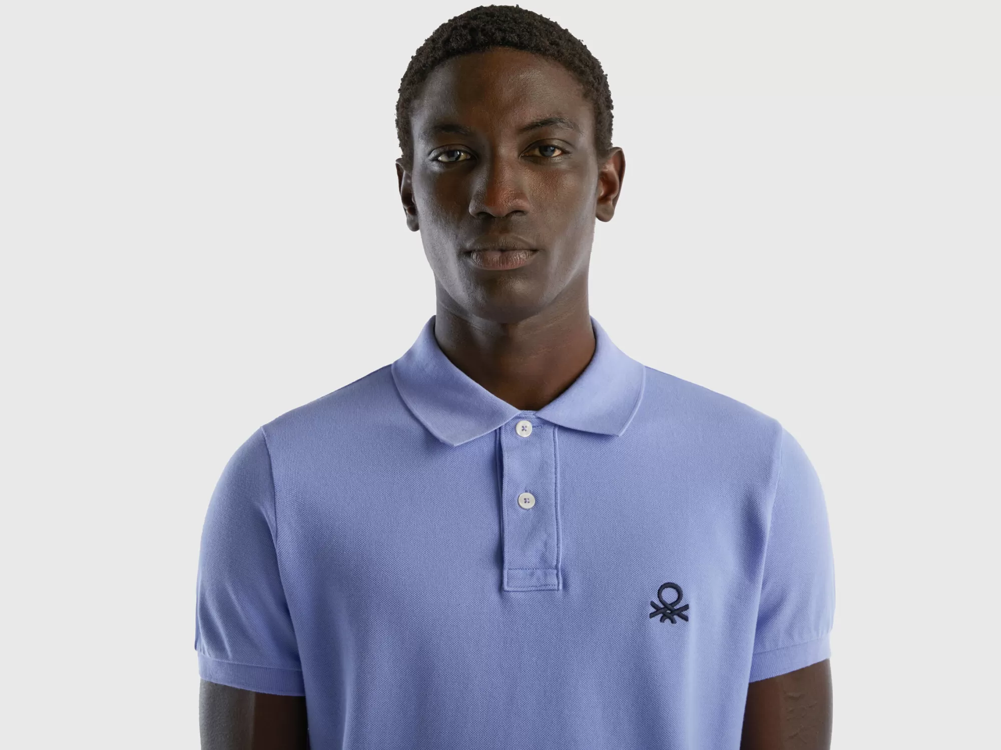 Benetton Polo Morado Bigaro Slim Fit-Hombre Polos