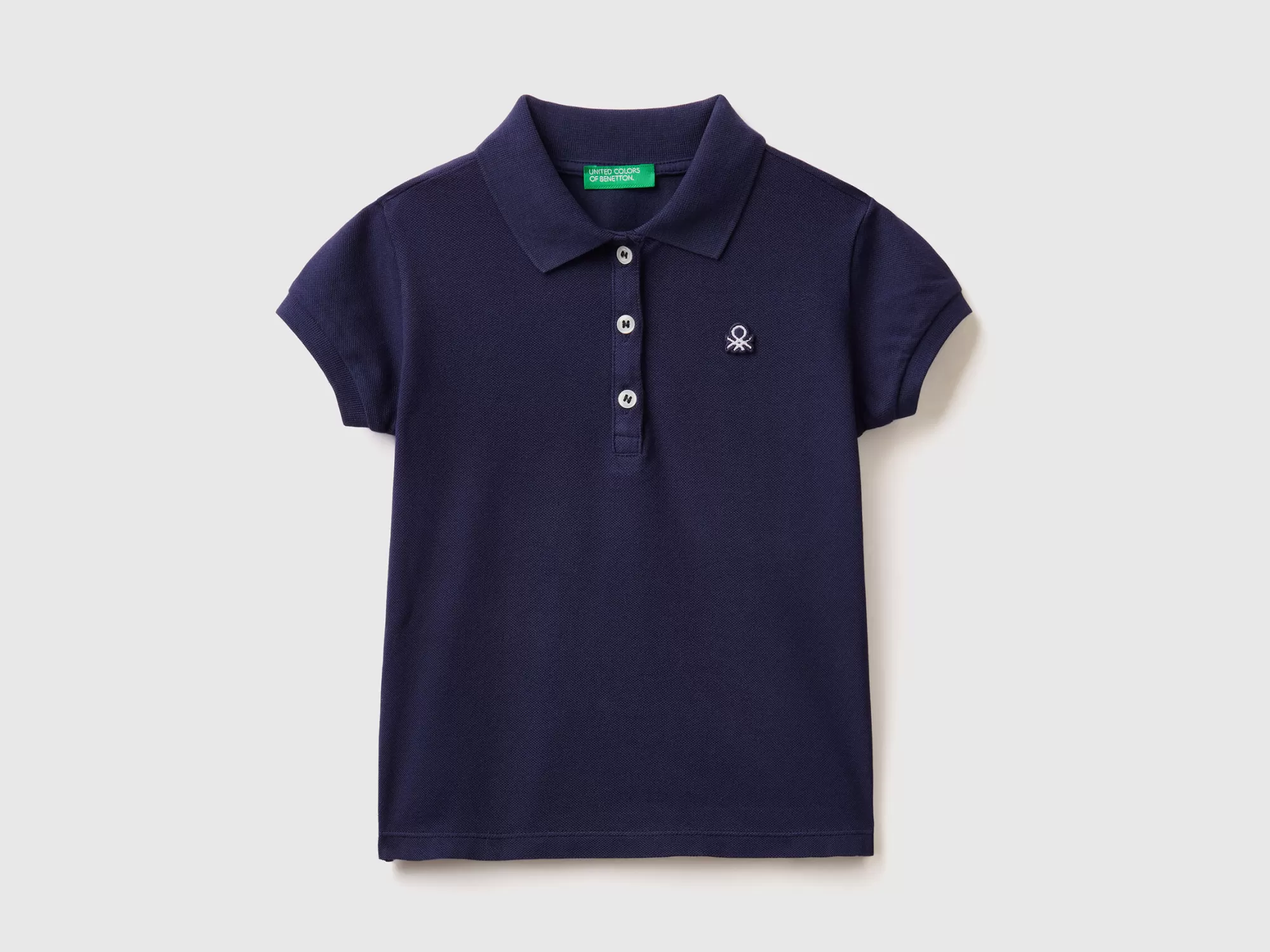 Benetton Polo Regular Fit De Algodón Organico-Niños Camisetas Y Camisas