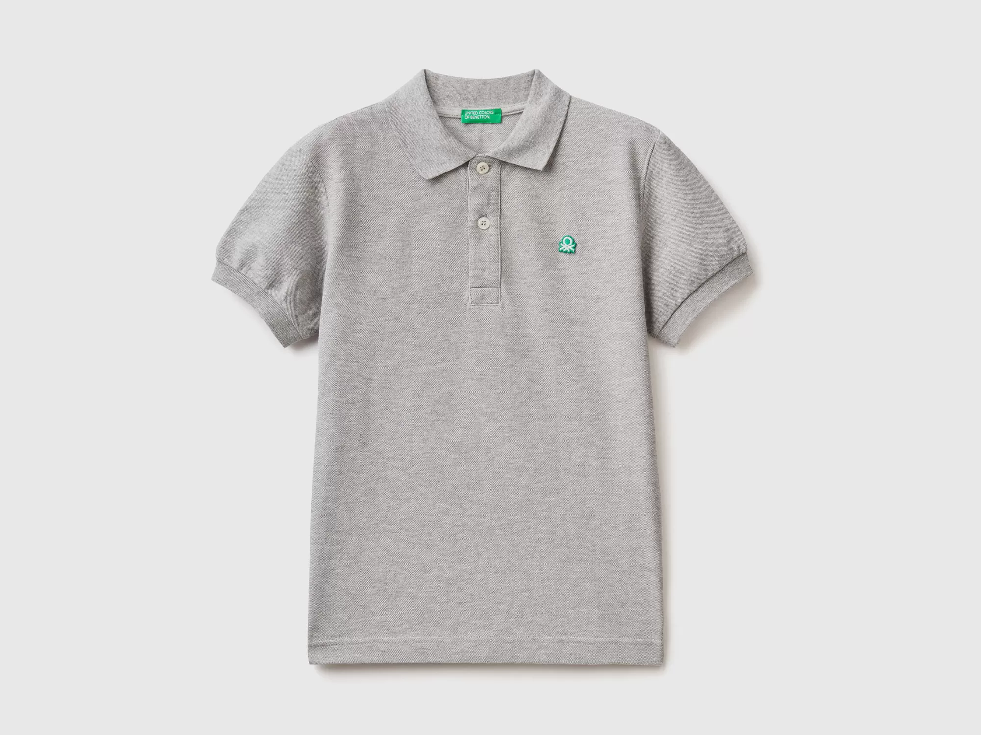 Benetton Polo Slim Fit De 100 % Algodón Organico-Niños Polos