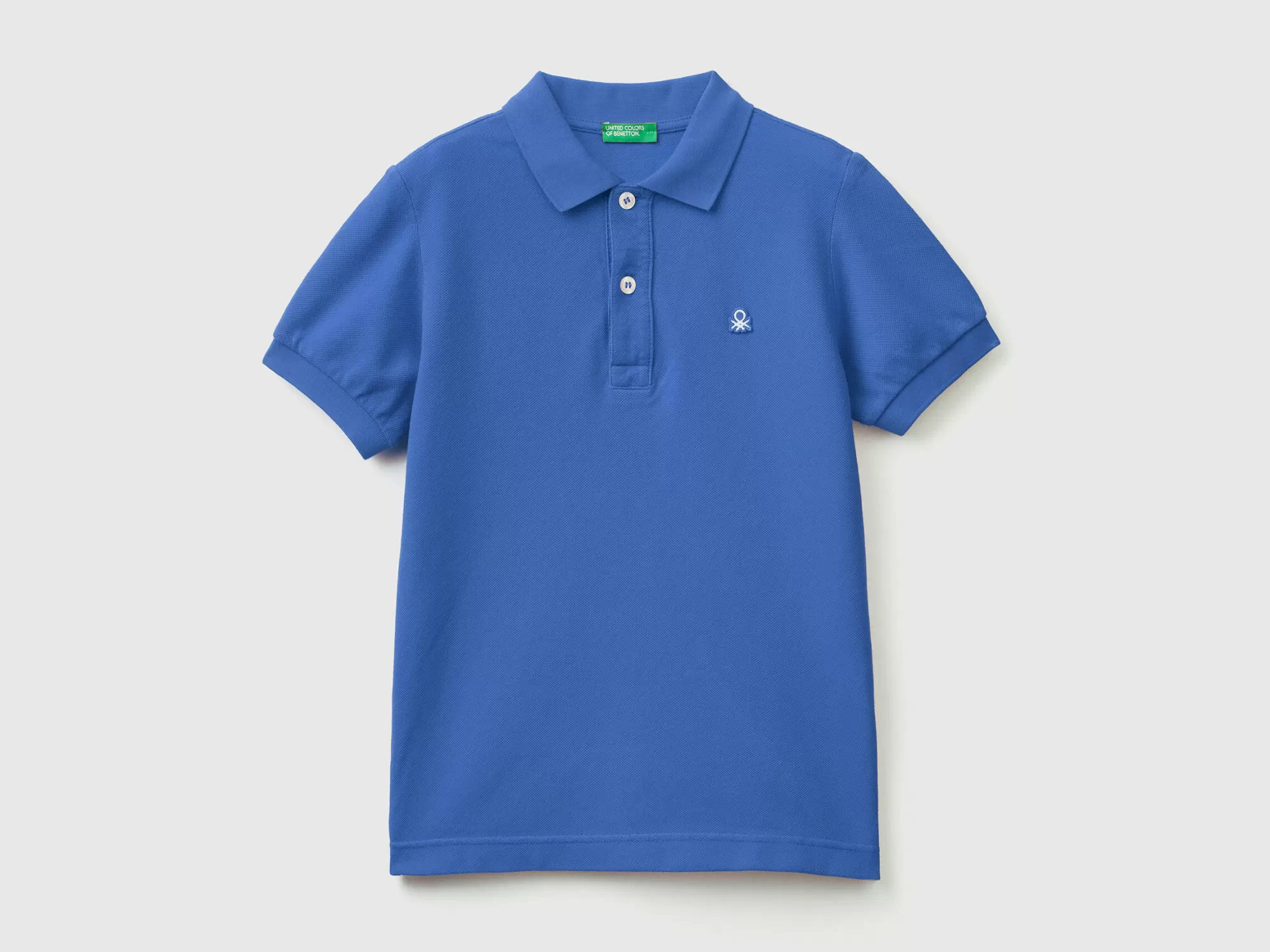 Benetton Polo Slim Fit De 100 % Algodón Organico-Niños Polos