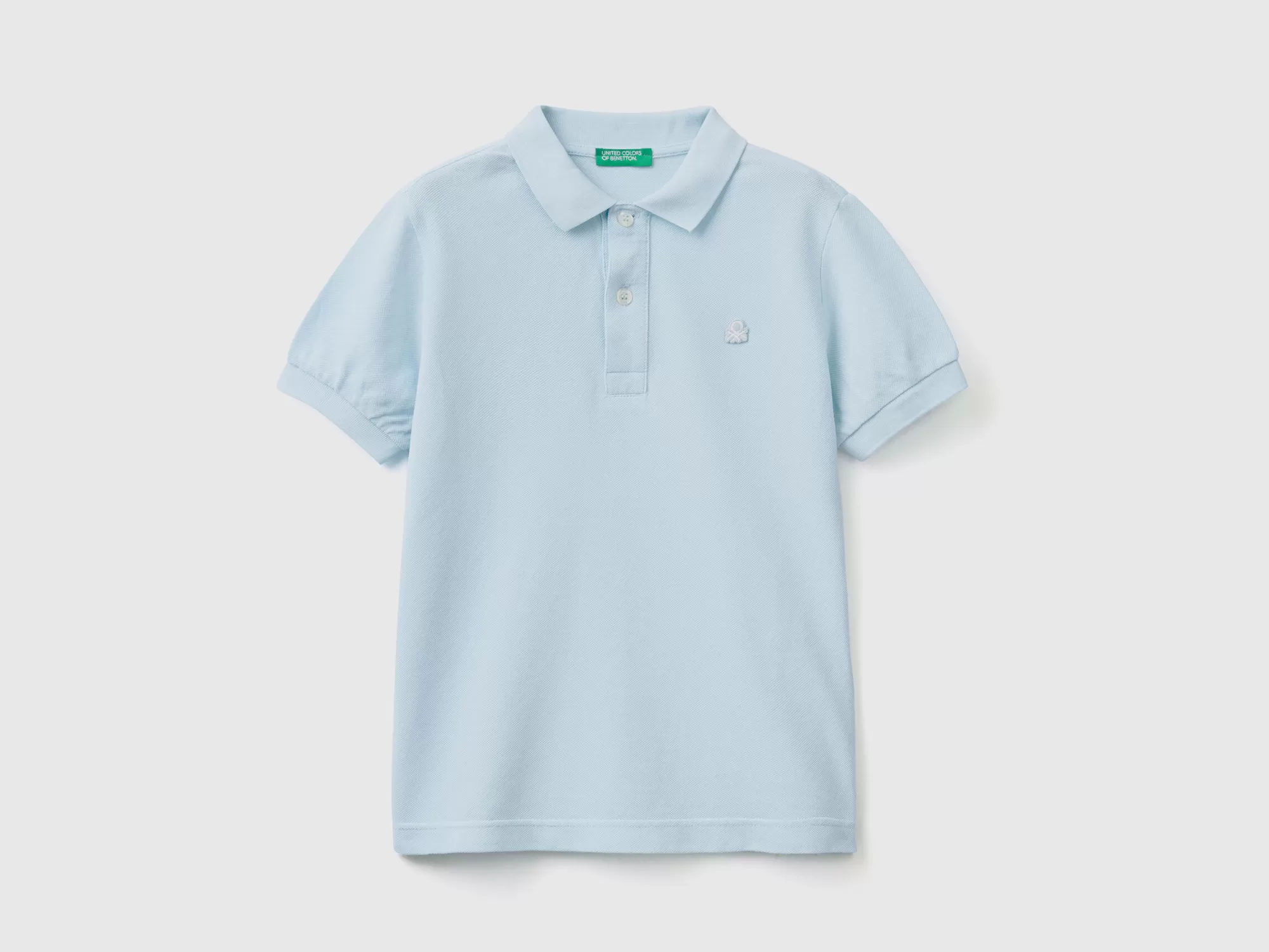 Benetton Polo Slim Fit De 100 % Algodón Organico-Niños Polos