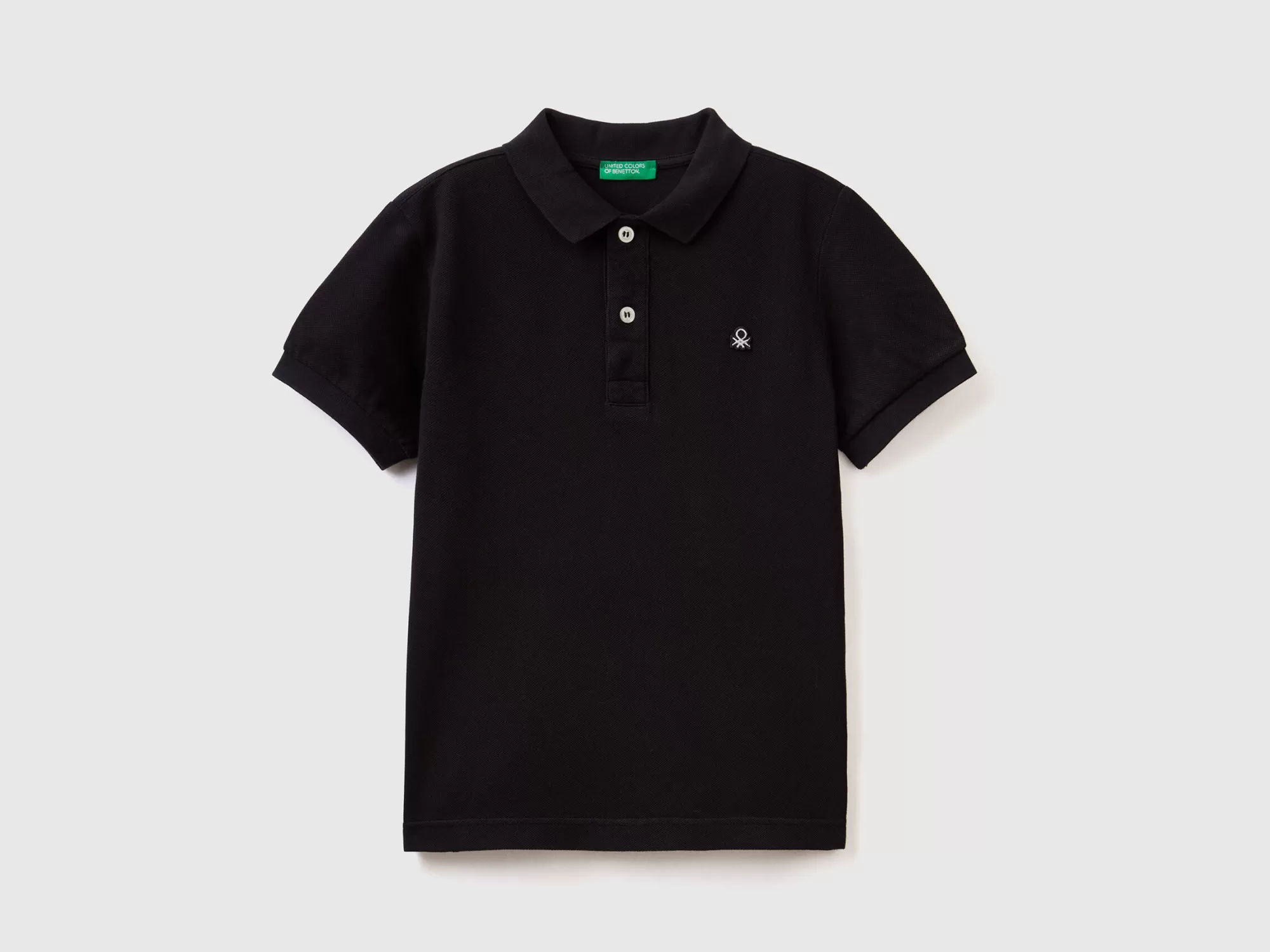 Benetton Polo Slim Fit De 100 % Algodón Organico-Niños Polos