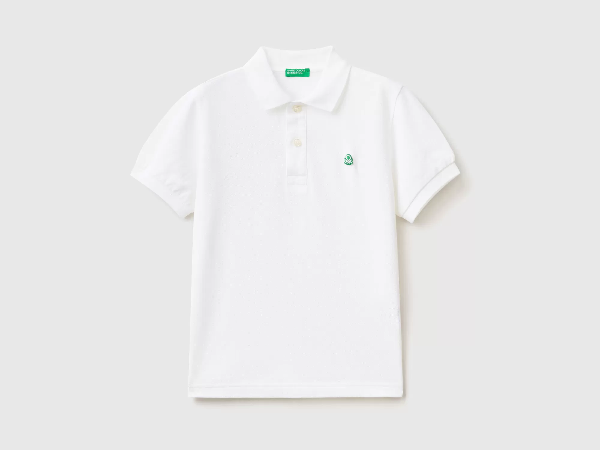 Benetton Polo Slim Fit De 100 % Algodón Organico-Niños Polos