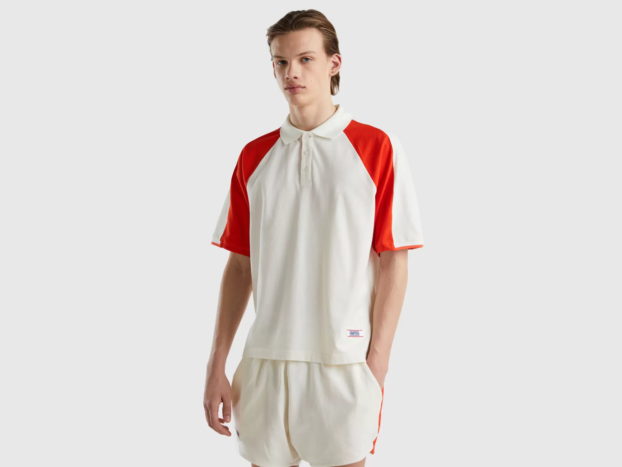 Benetton Polocon Bandas Rojas-Hombre Polos