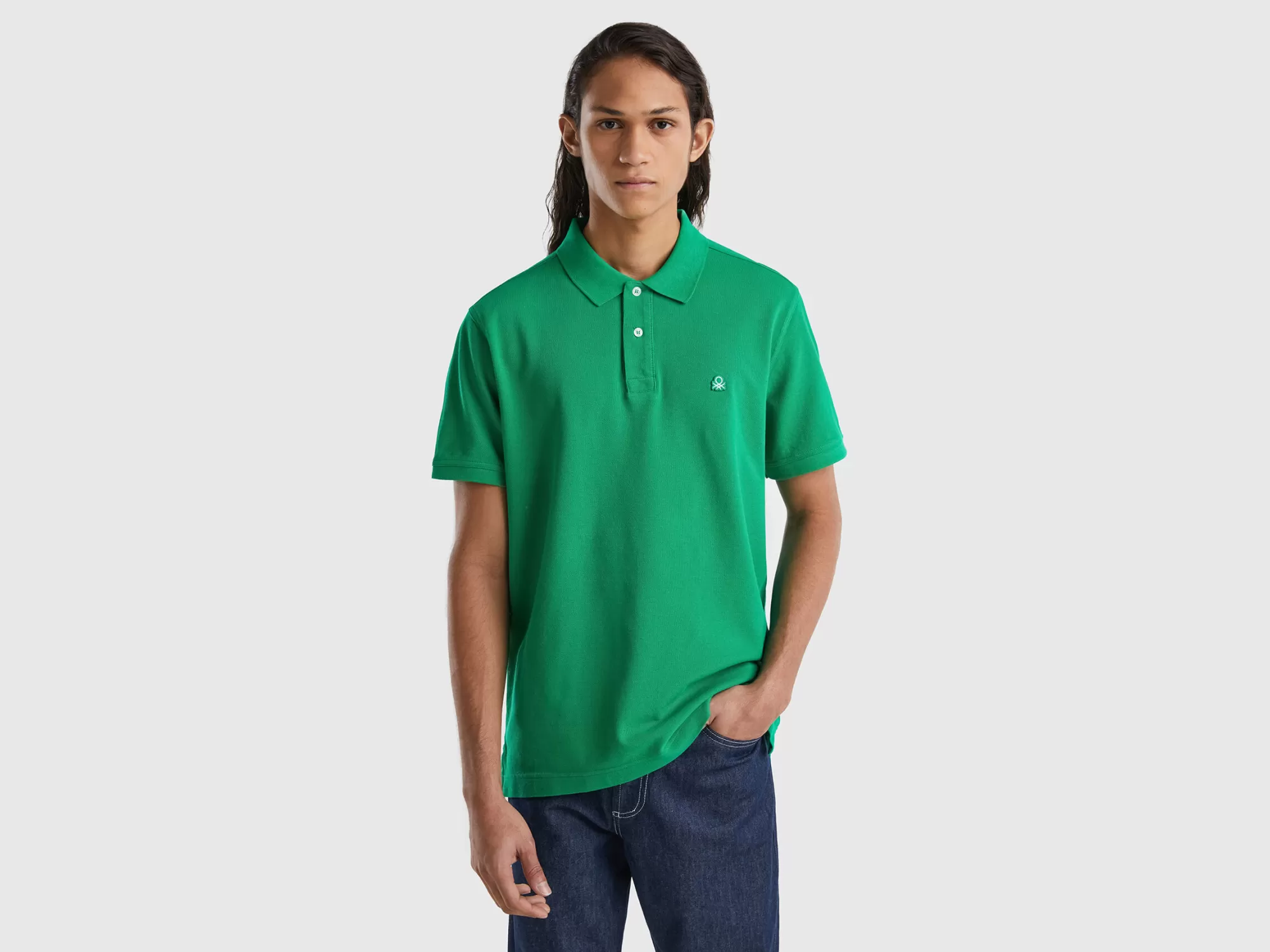 Benetton Poloregular Fit-Hombre Polos