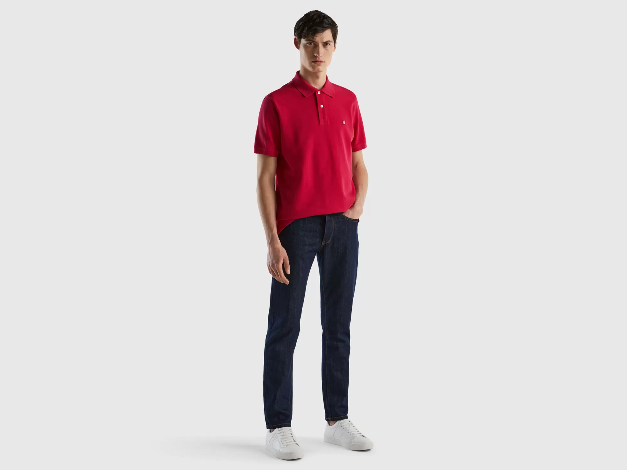 Benetton Poloregular Fit-Hombre Polos