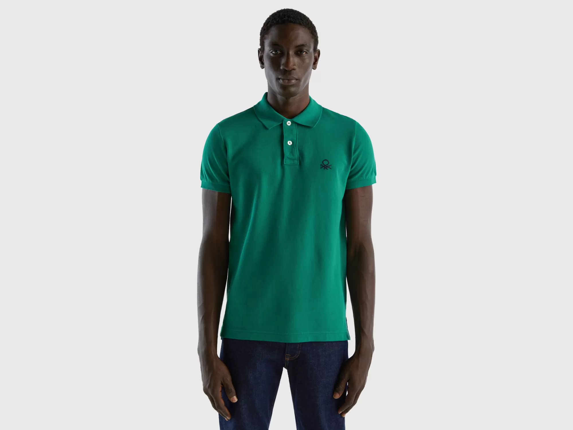 Benetton Poloslim Fit-Hombre Polos