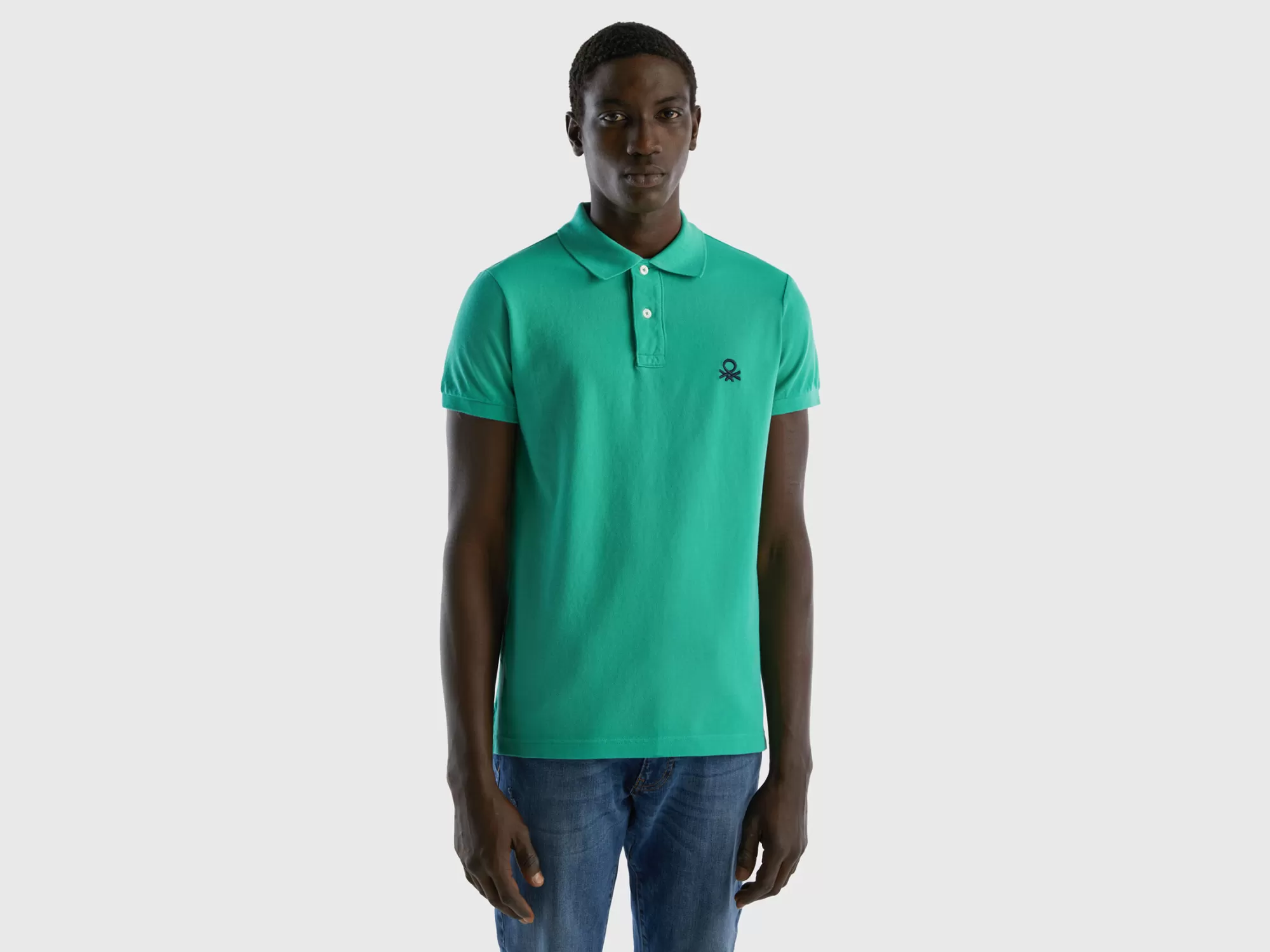 Benetton Poloslim Fit-Hombre Polos