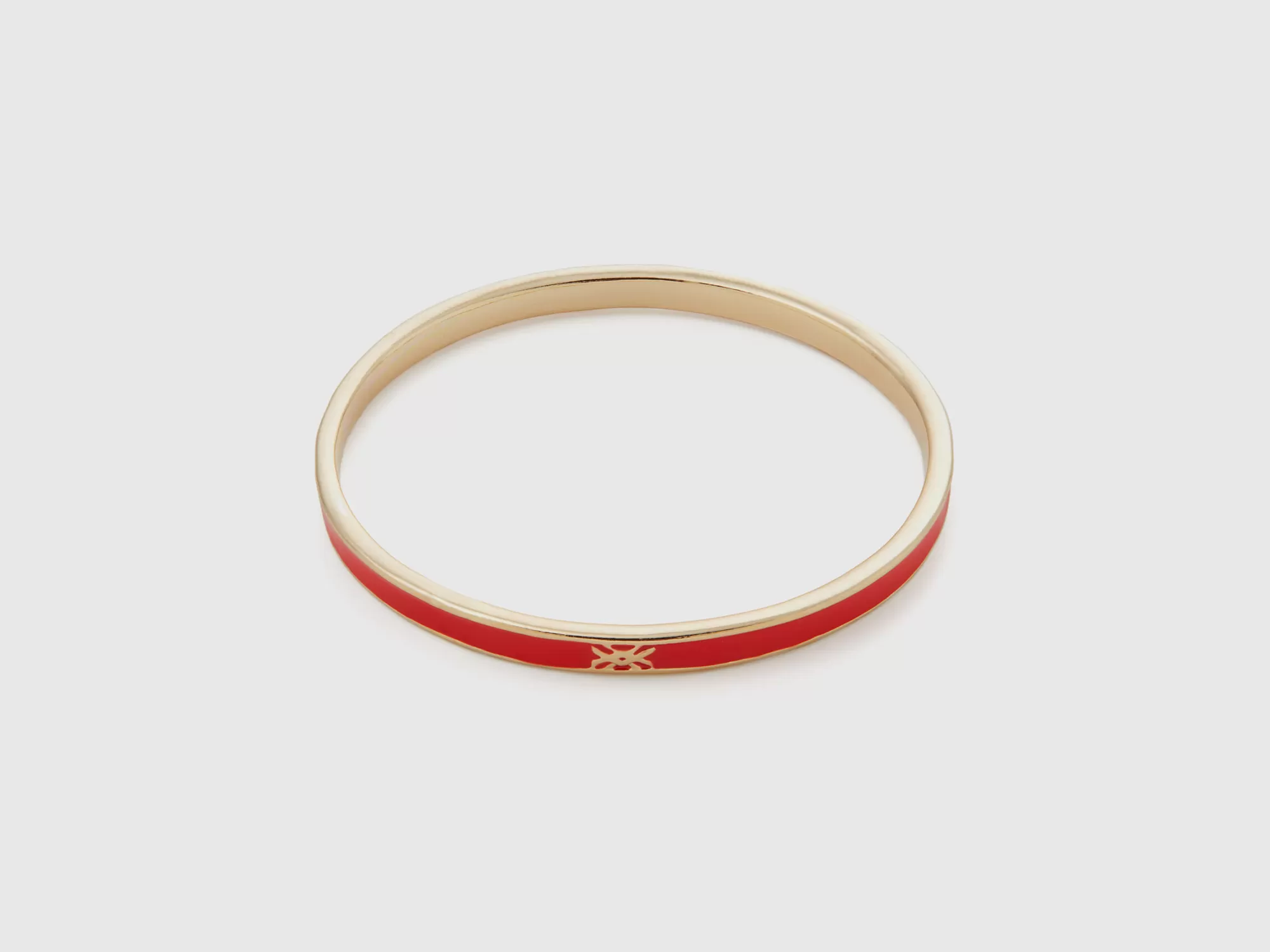 Benetton Pulsera Bangle Fina Rojo-Mujer Bisutería