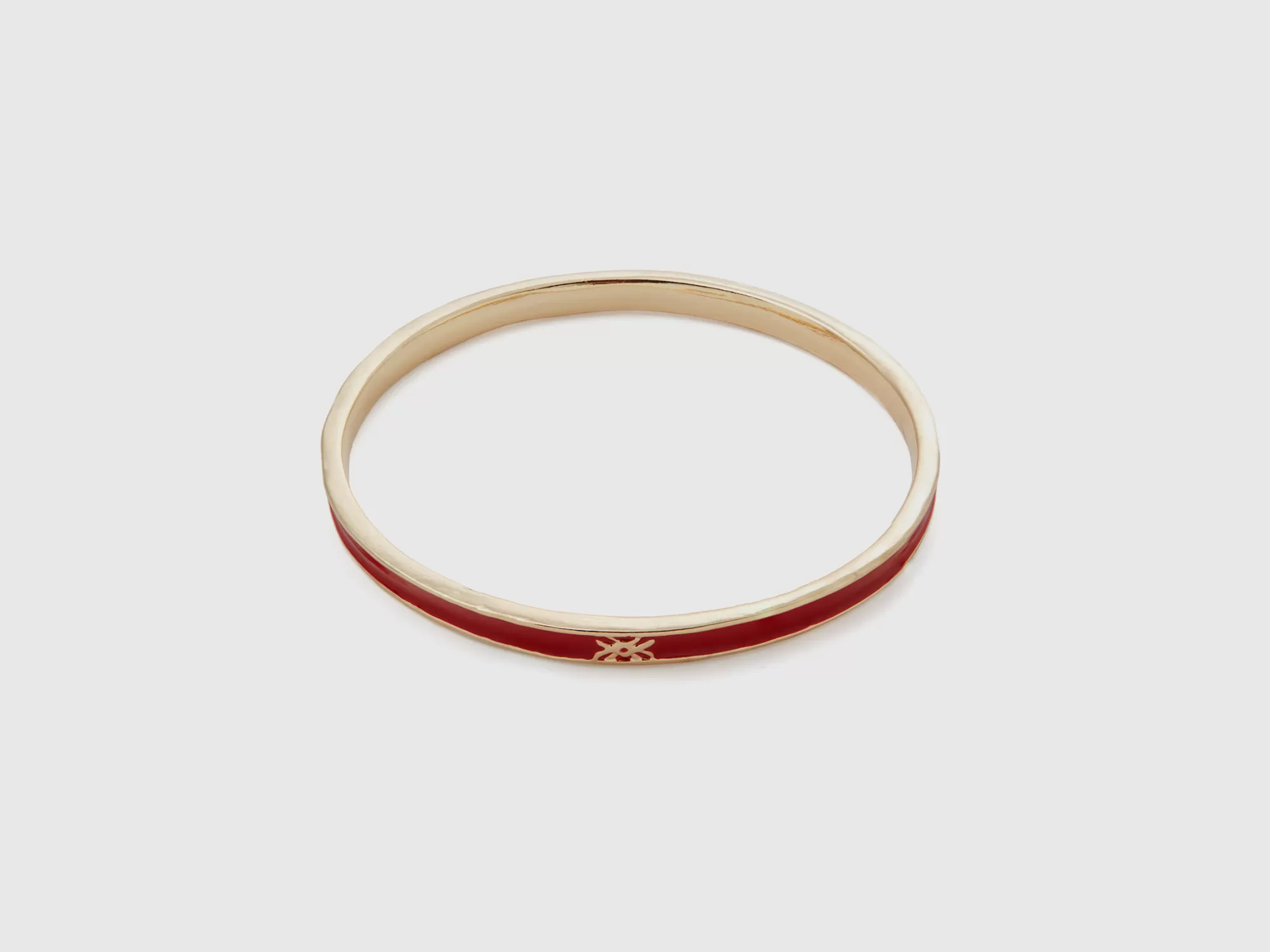 Benetton Pulsera Bangle Fina Rojo-Mujer Bisutería