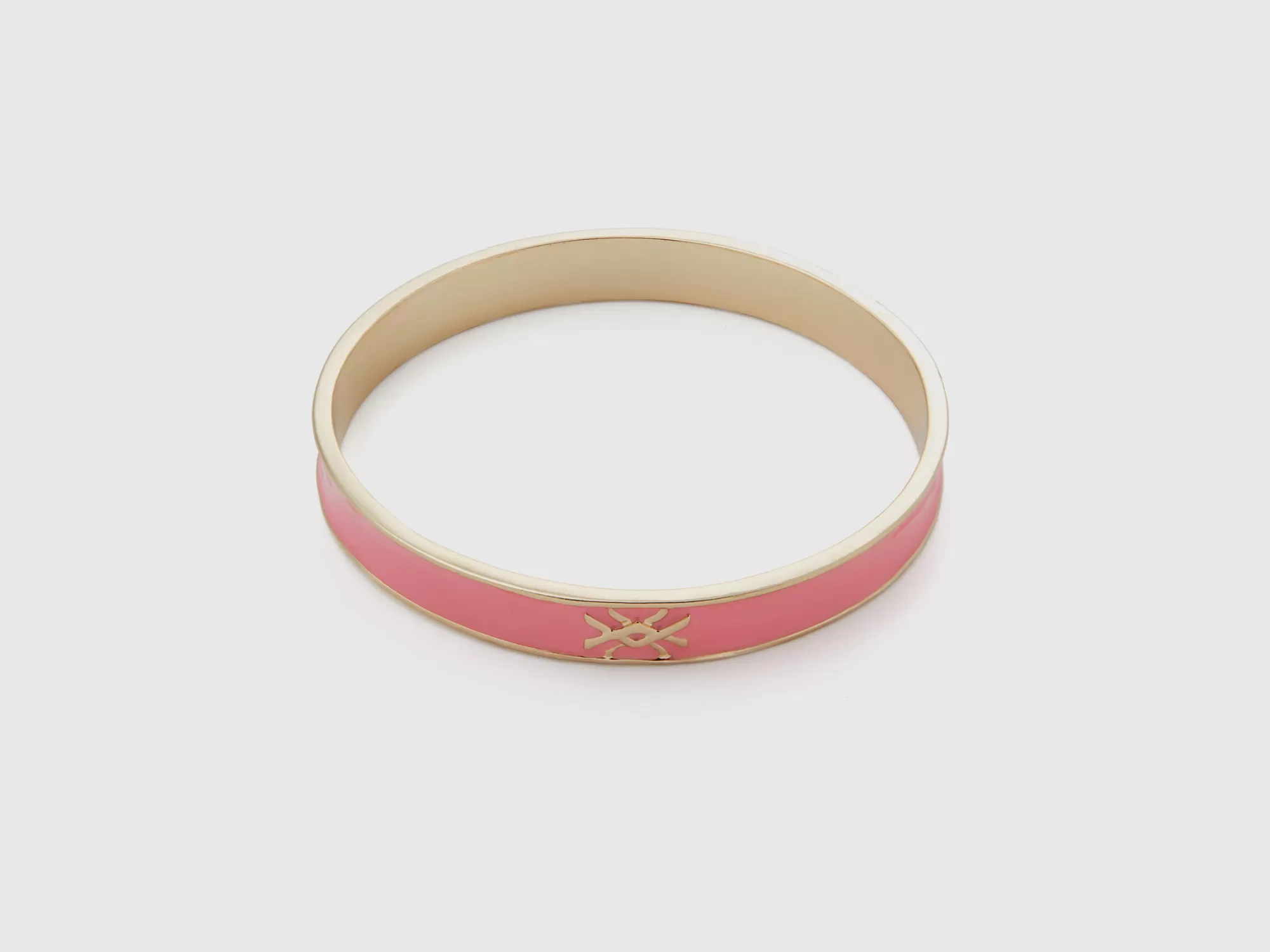 Benetton Pulsera Banglecon Logotipo-Mujer Bisutería