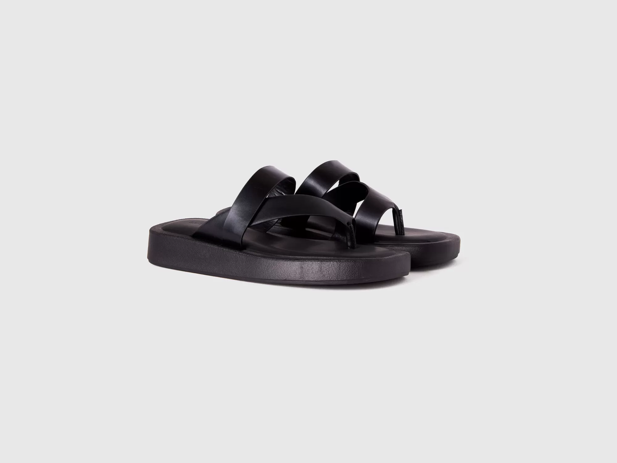 Benetton Sandalias Con Tiras Cruzadas-Mujer Loungewear