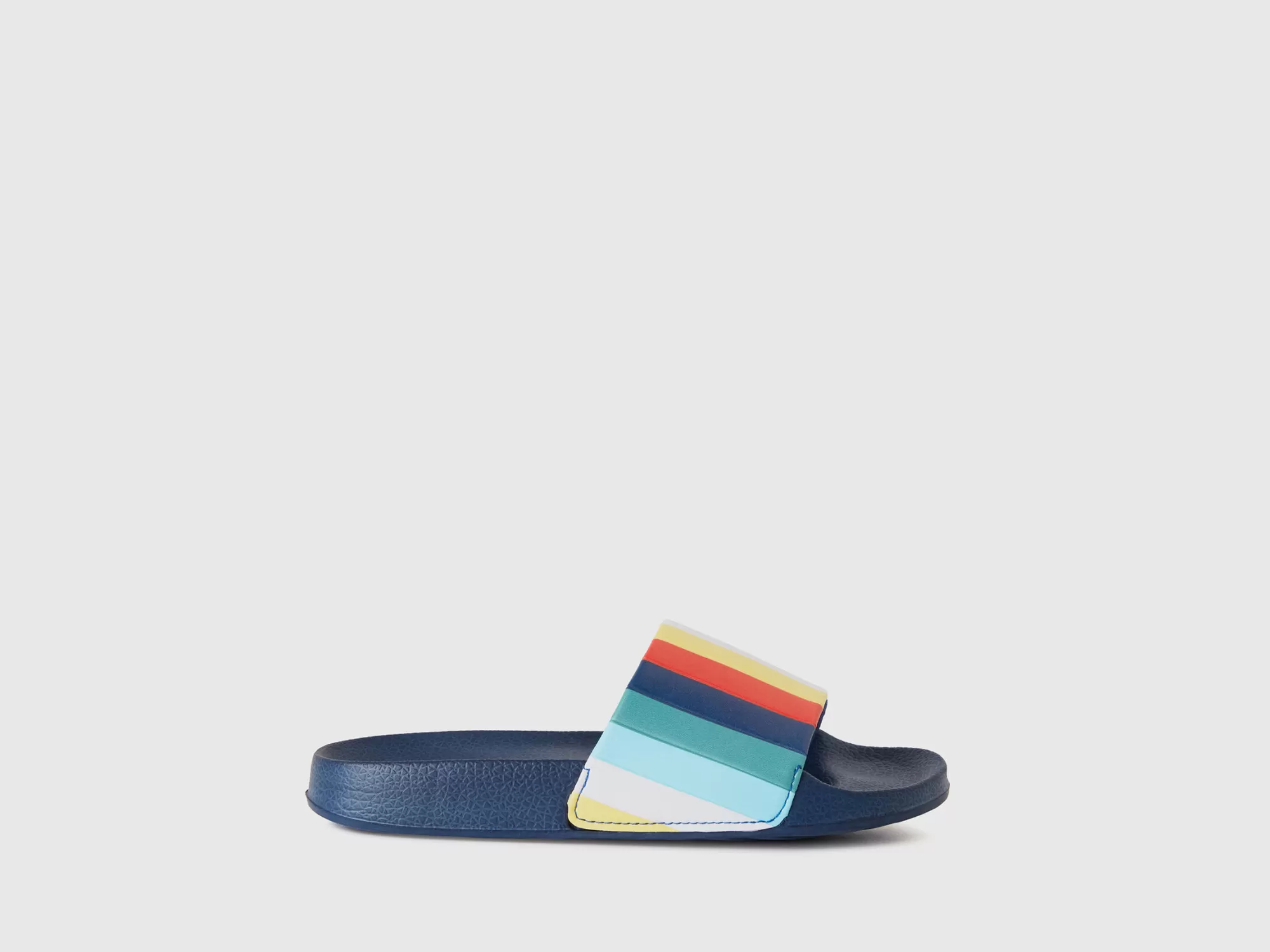 Benetton Sandalias De Rayas Multicolores-Niños Banadores Y Ropa De Playa