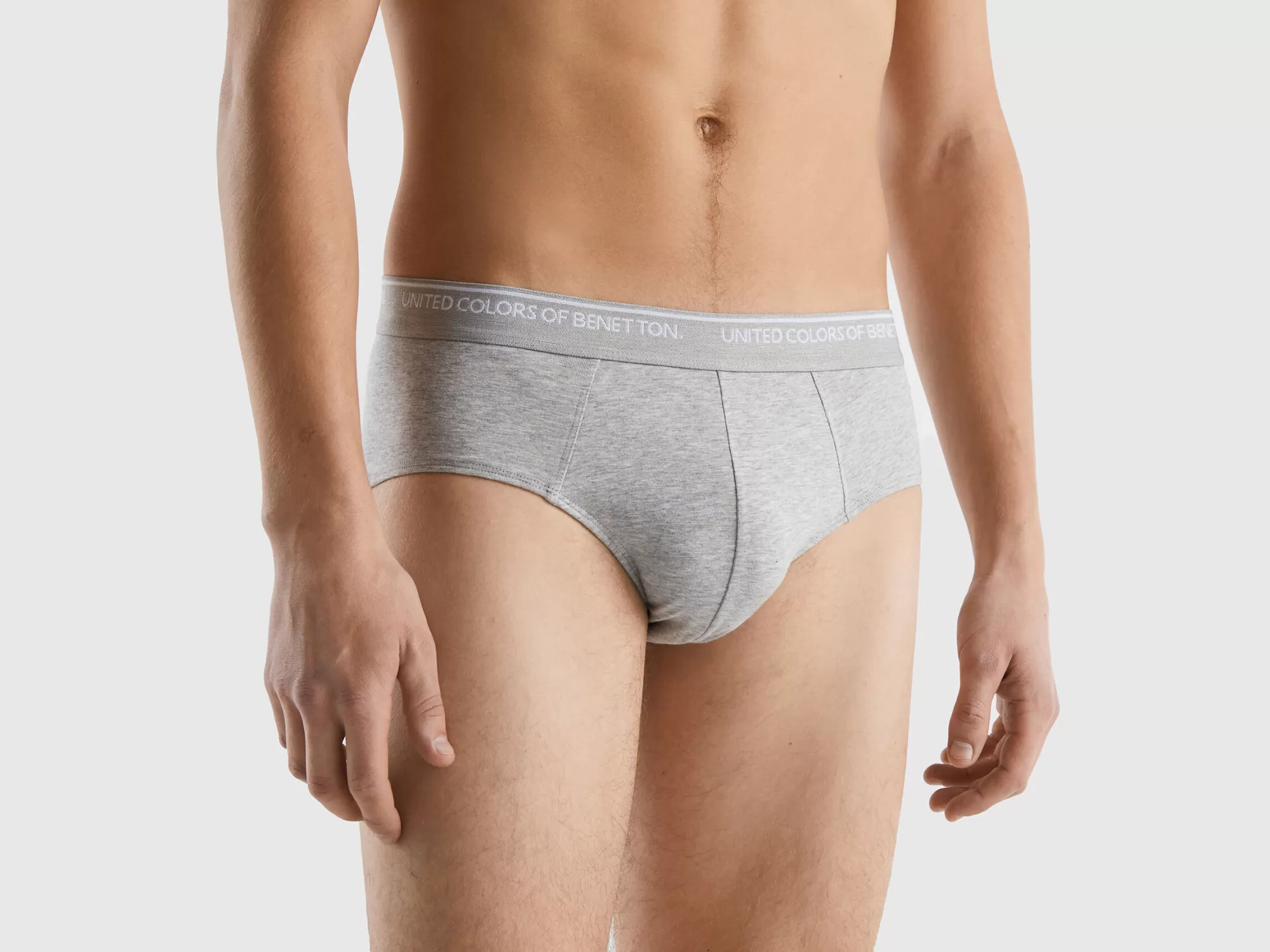 Benetton Slip De Algodón Organico Elastico-Hombre Ropa Interior Y Pijamas