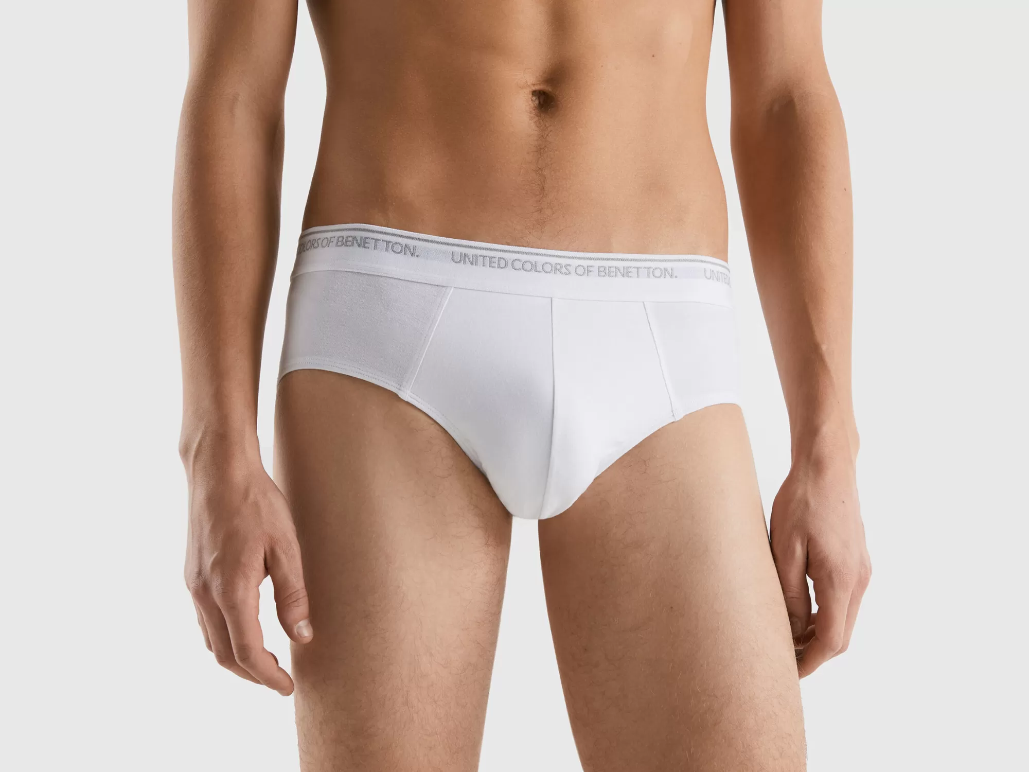 Benetton Slip De Algodón Organico Elastico-Hombre Ropa Interior Y Pijamas