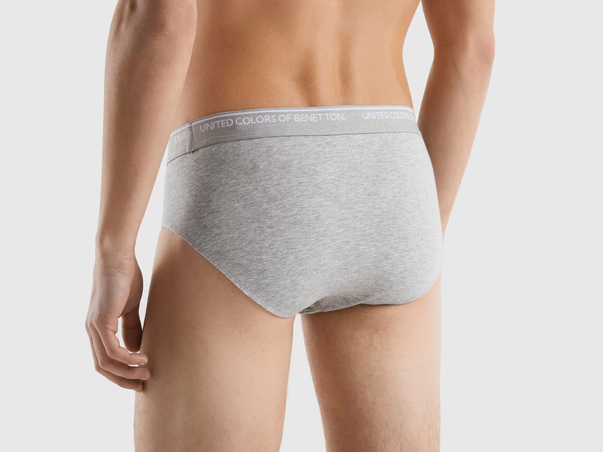 Benetton Slip De Algodón Organico Elastico-Hombre Ropa Interior Y Pijamas