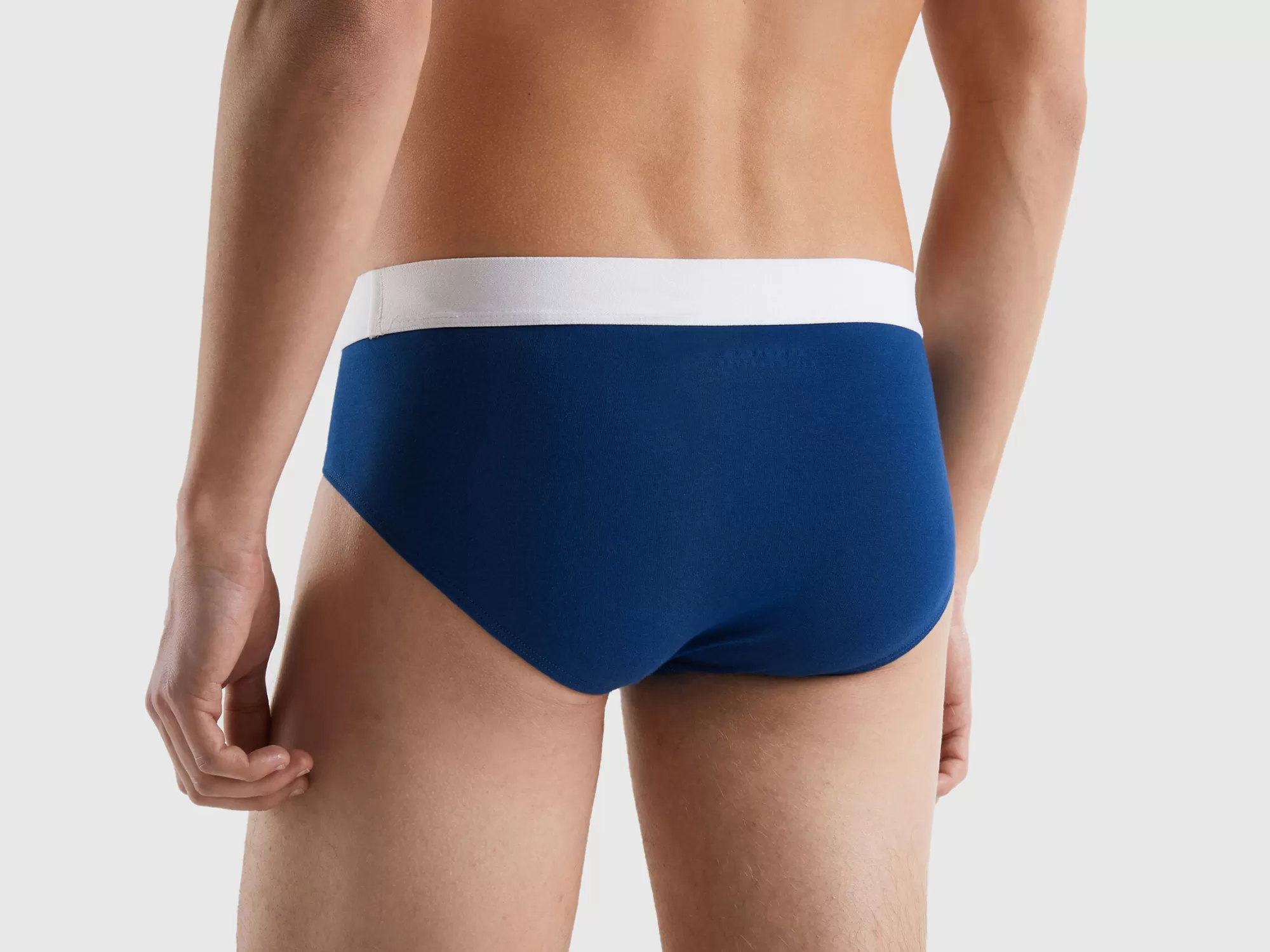 Benetton Slip De Algodón Organico Elastico-Hombre Ropa Interior Y Pijamas