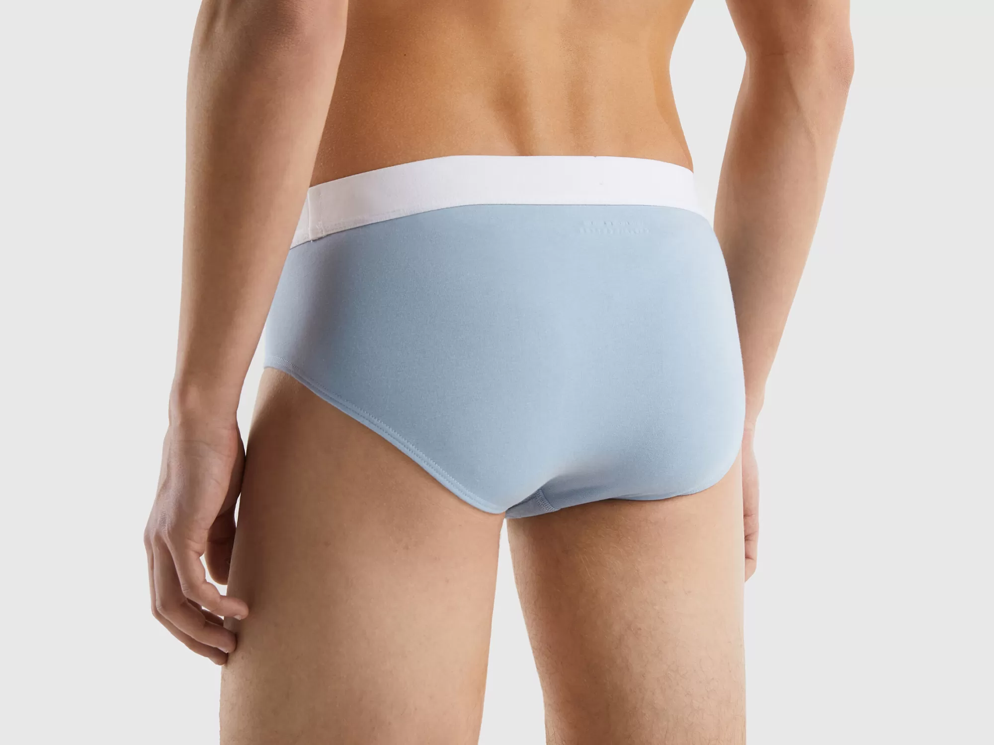 Benetton Slip De Algodón Organico Elastico-Hombre Ropa Interior Y Pijamas