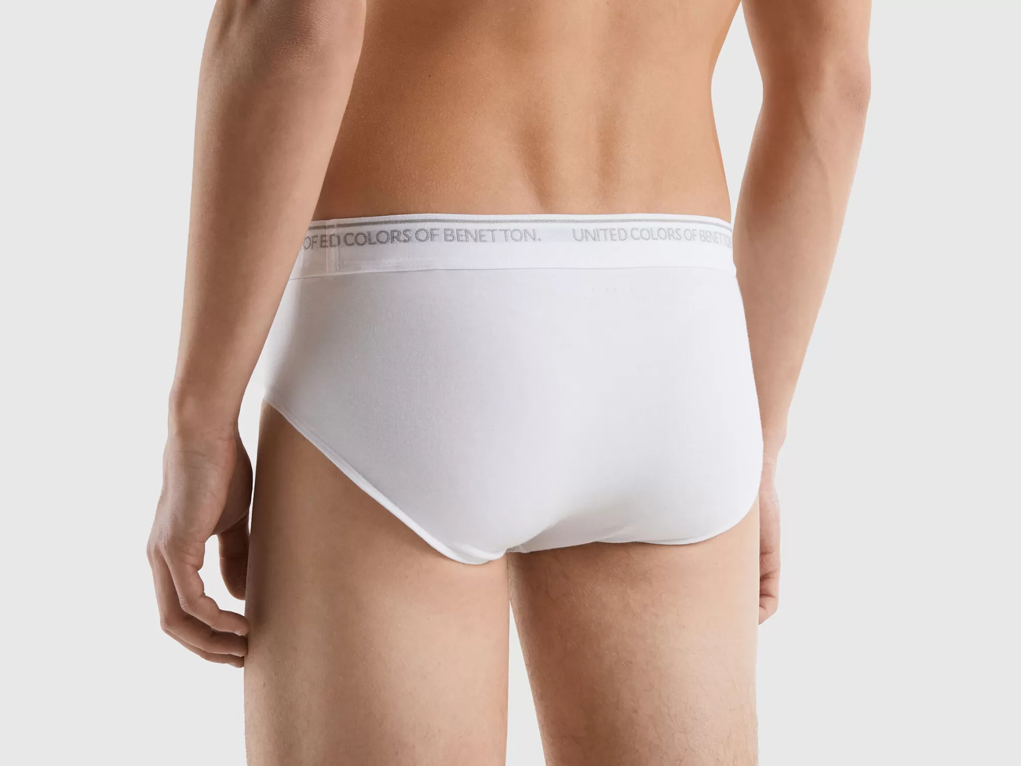 Benetton Slip De Algodón Organico Elastico-Hombre Ropa Interior Y Pijamas