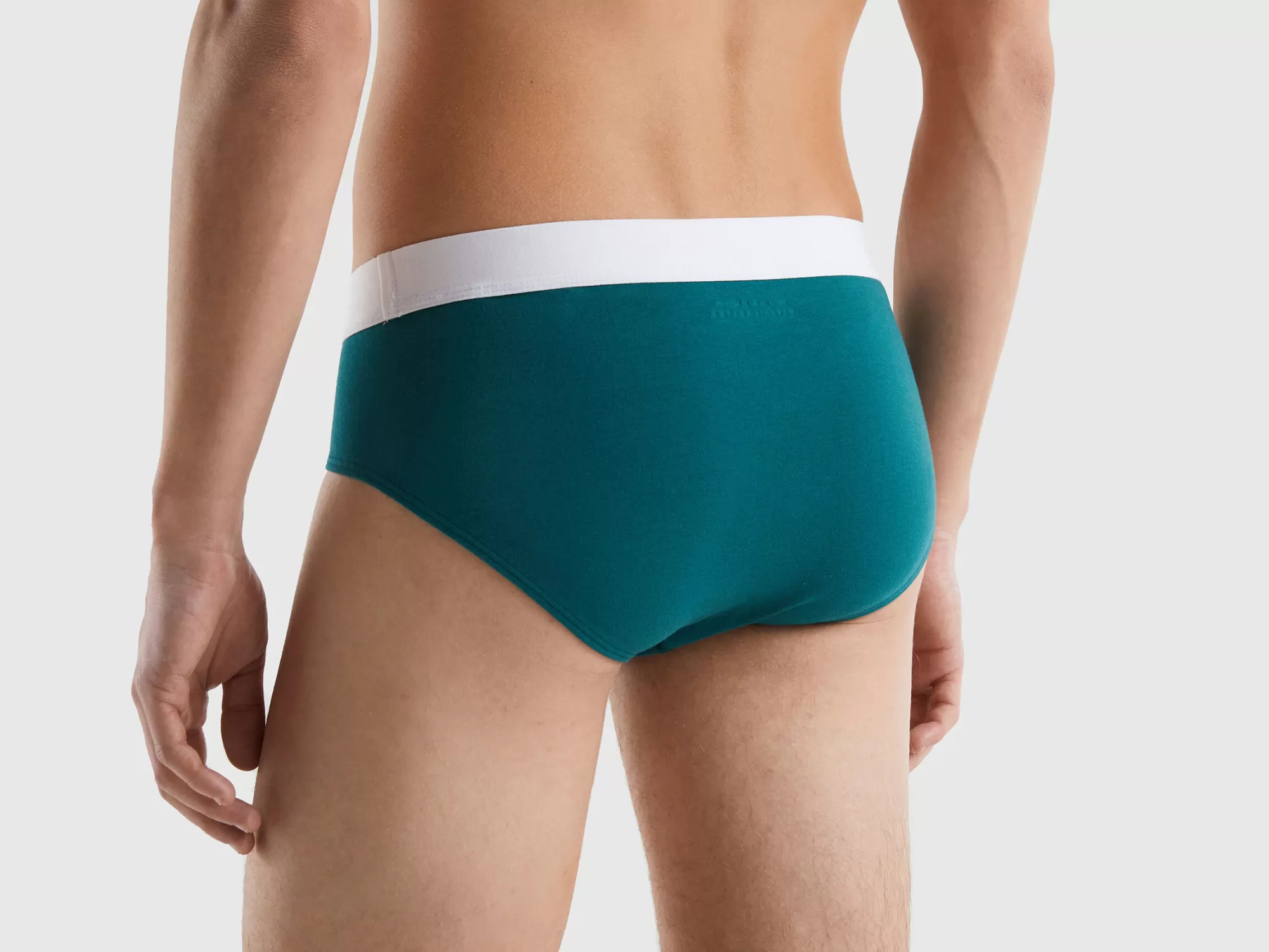 Benetton Slip De Algodón Organico Elastico-Hombre Ropa Interior Y Pijamas