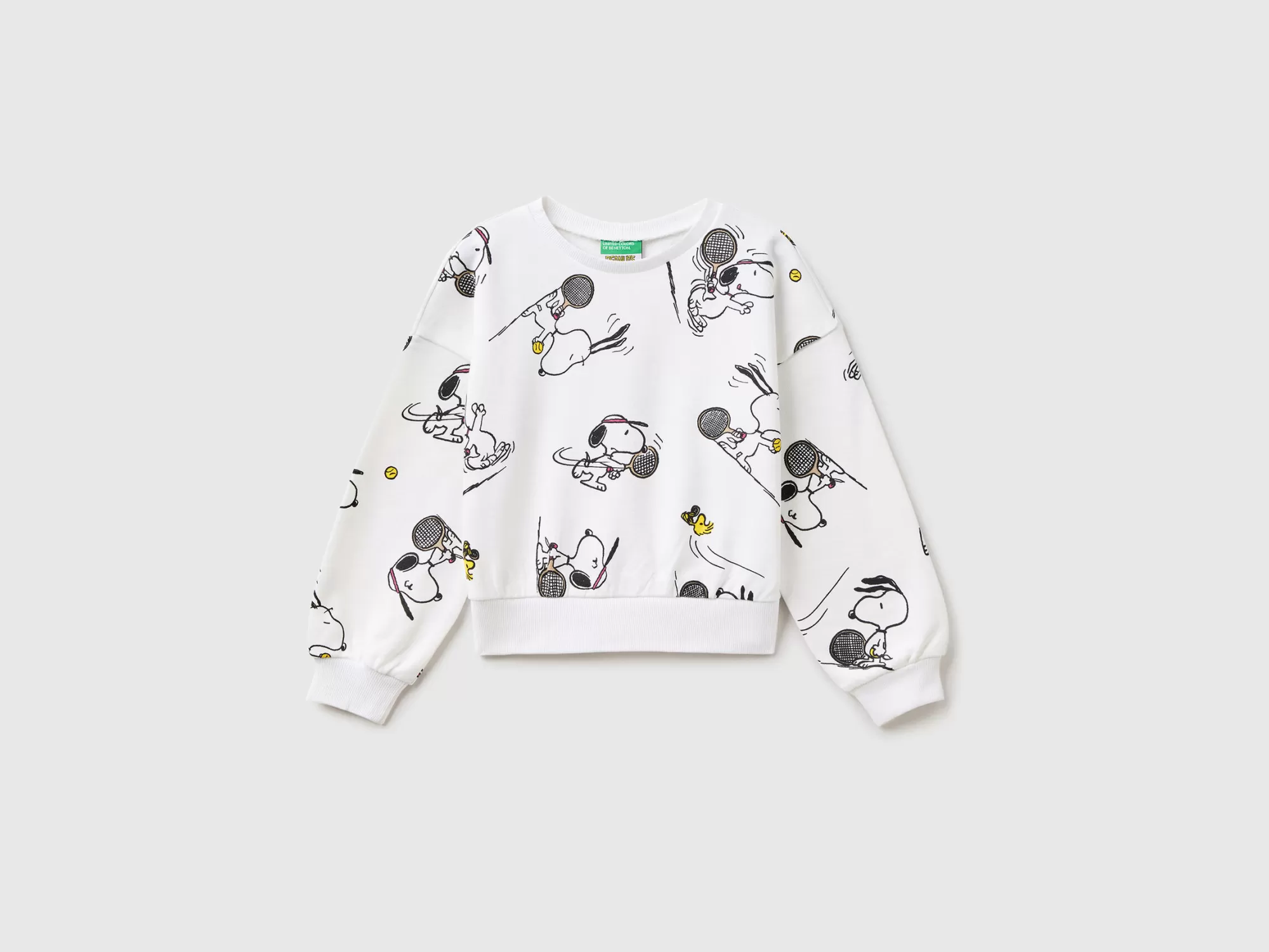 Benetton Sudadera Calida Con Estampado De Los Peanuts-Niños Sudaderas Y Chandales