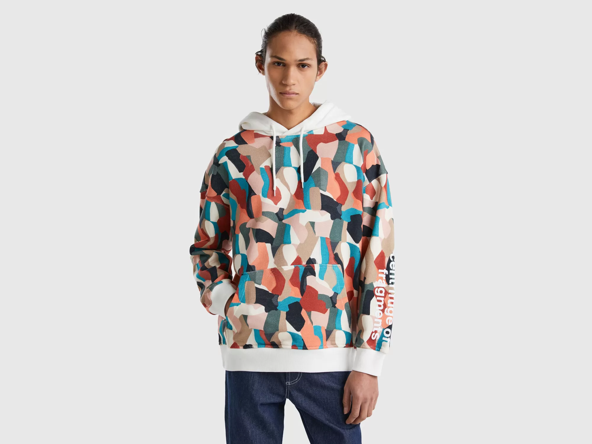 Benetton Sudadera Calida Multicolor-Hombre Sudaderas