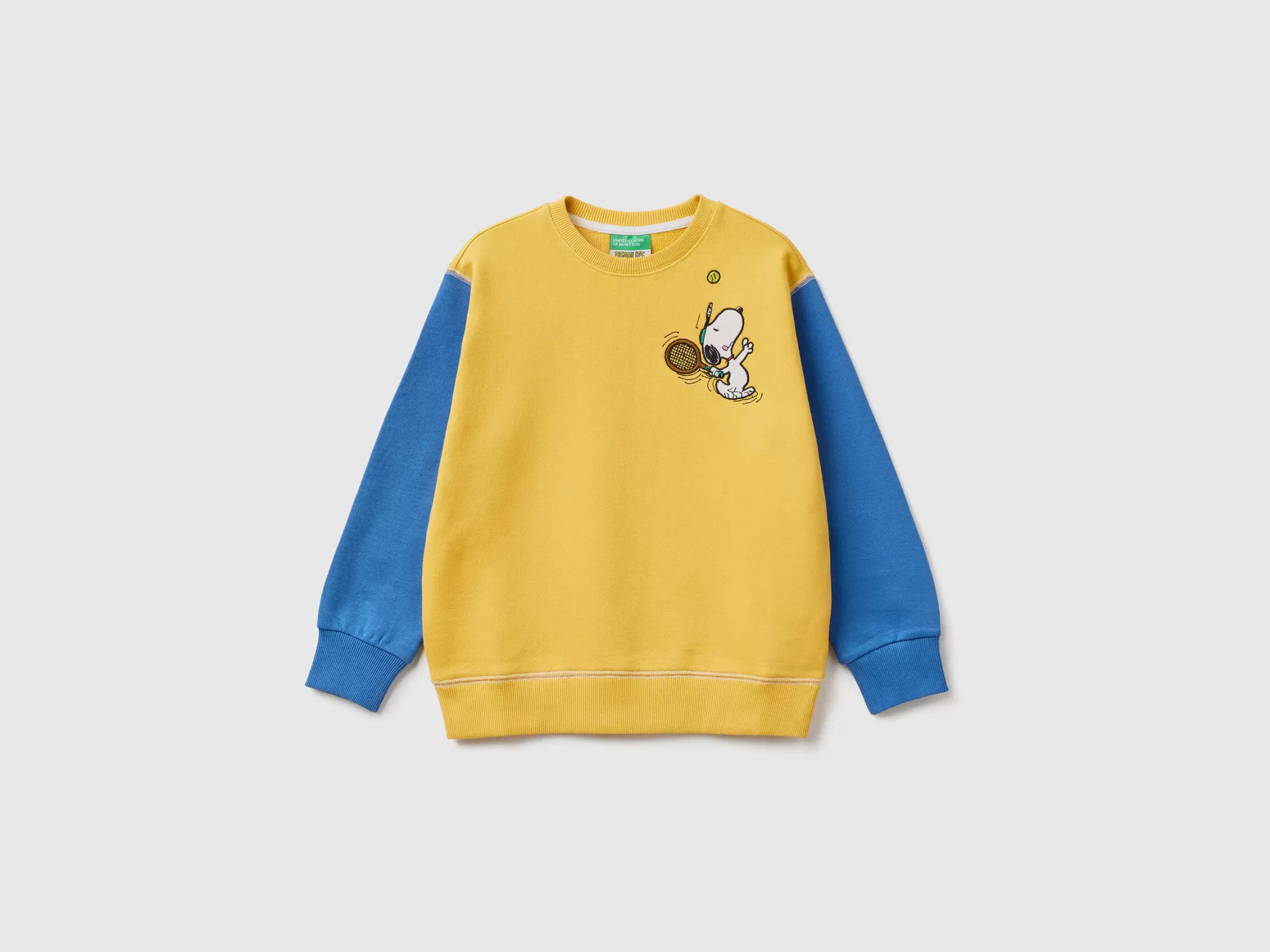 Benetton Sudadera Con Bordado De Snoopy-Niños Sudaderas Y Chandales