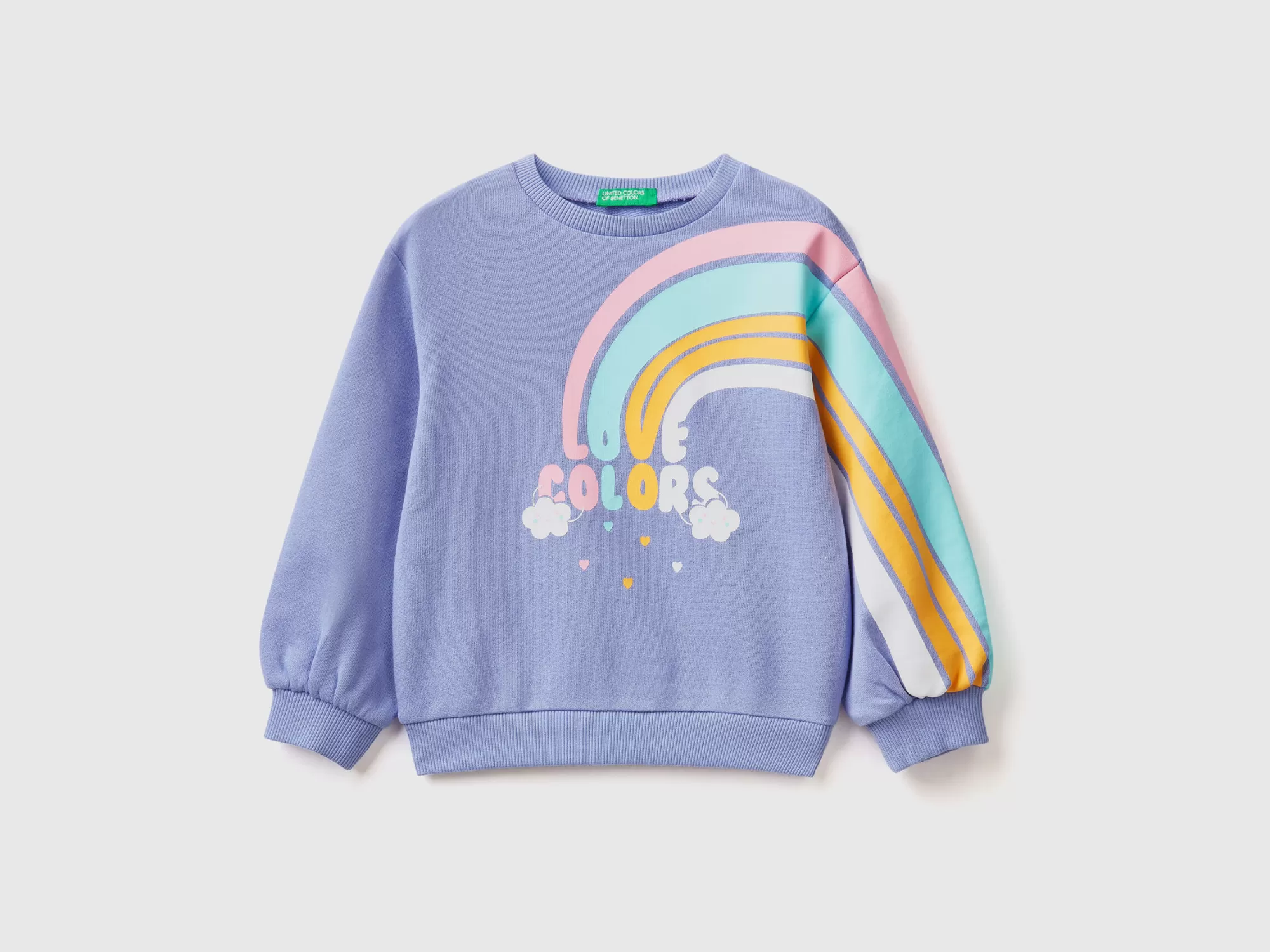 Benetton Sudadera Con Estampado Arcoiris-Niños Sudaderas Y Chandales