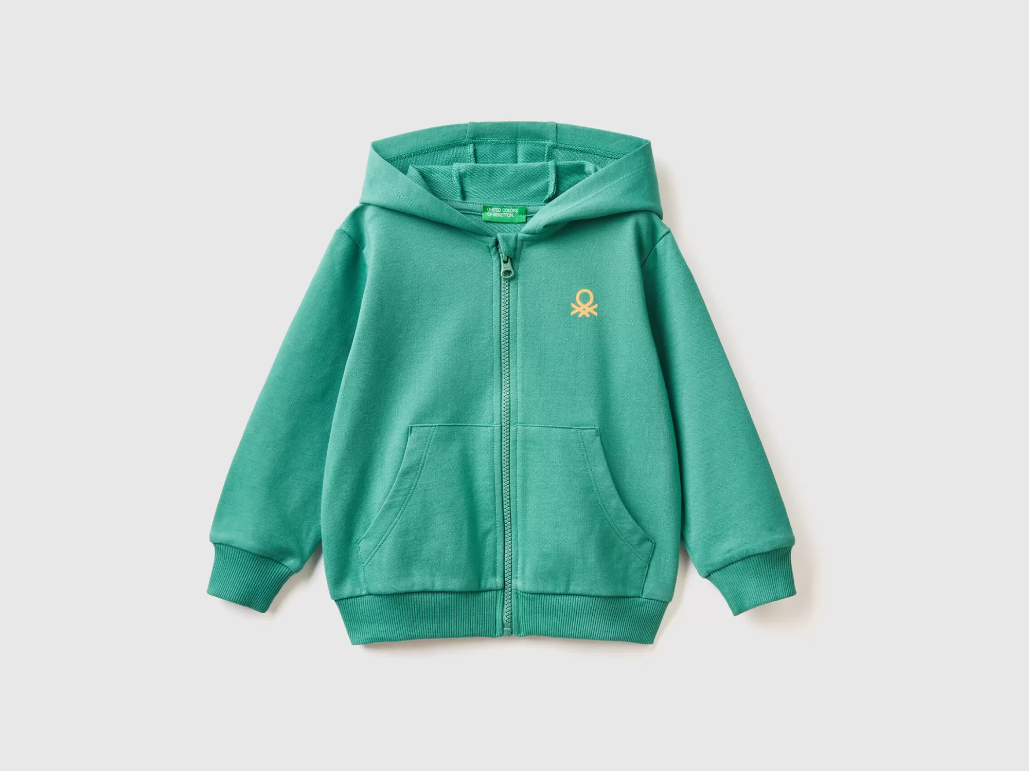 Benetton Sudadera Con Logotipo Y Capucha-Niños Sudaderas Y Chandales