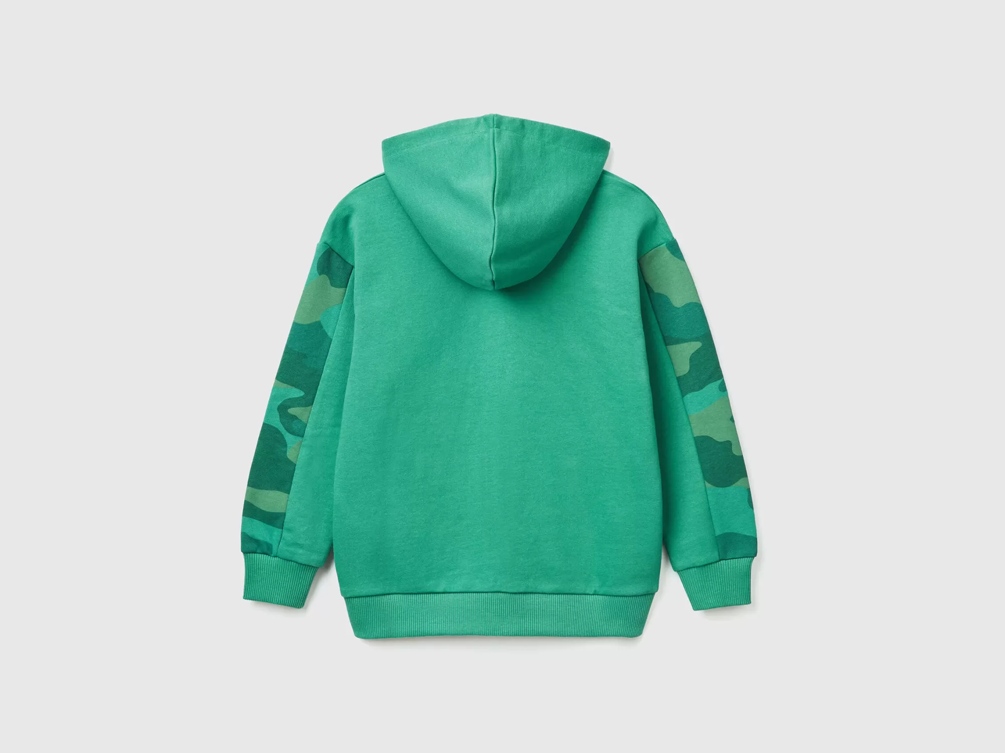 Benetton Sudadera Con Mangas De Camuflaje-Niños Sudaderas Y Chandales