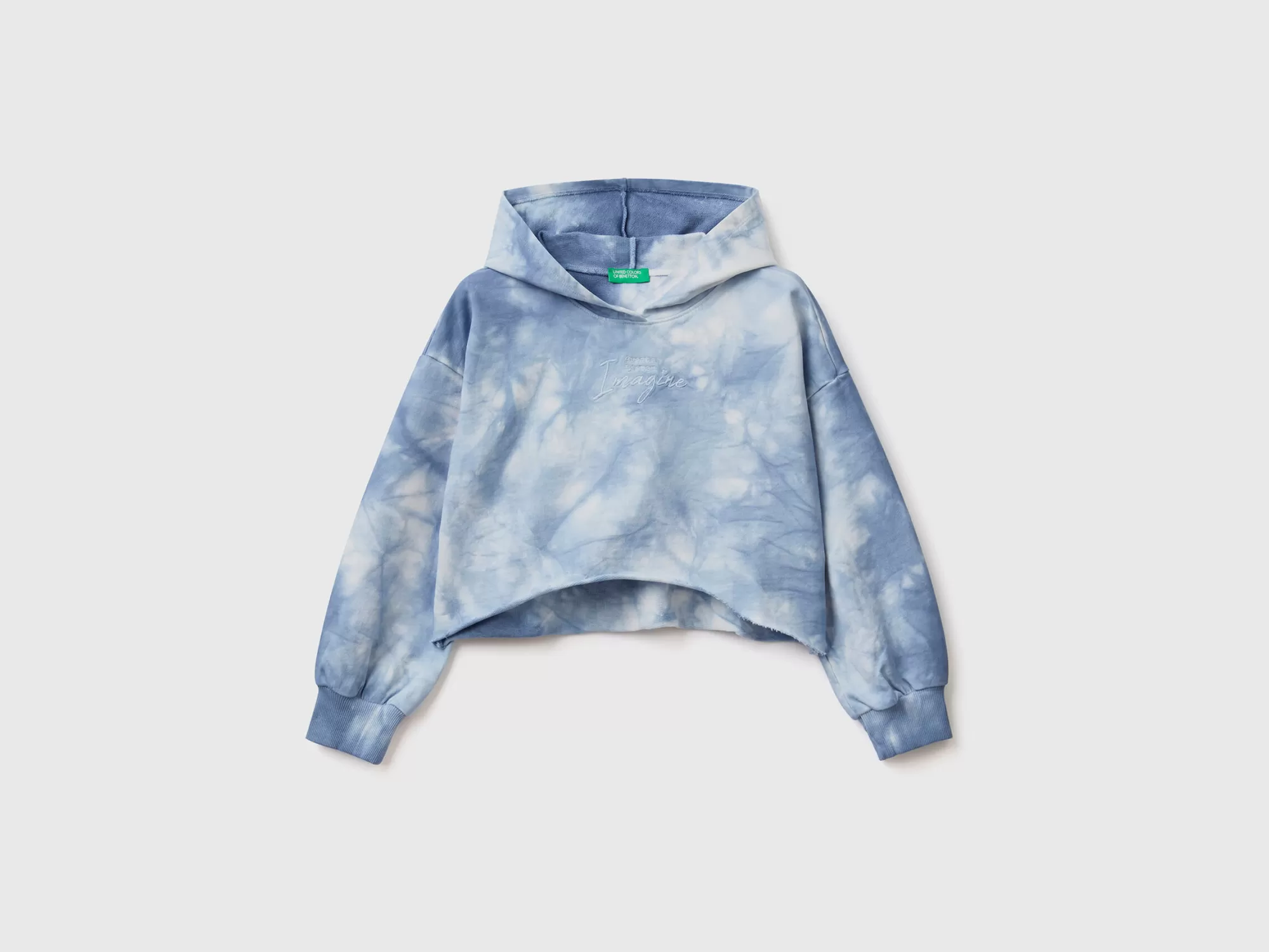 Benetton Sudadera Cropped Tie-Dye-Niños Sudaderas Y Chandales