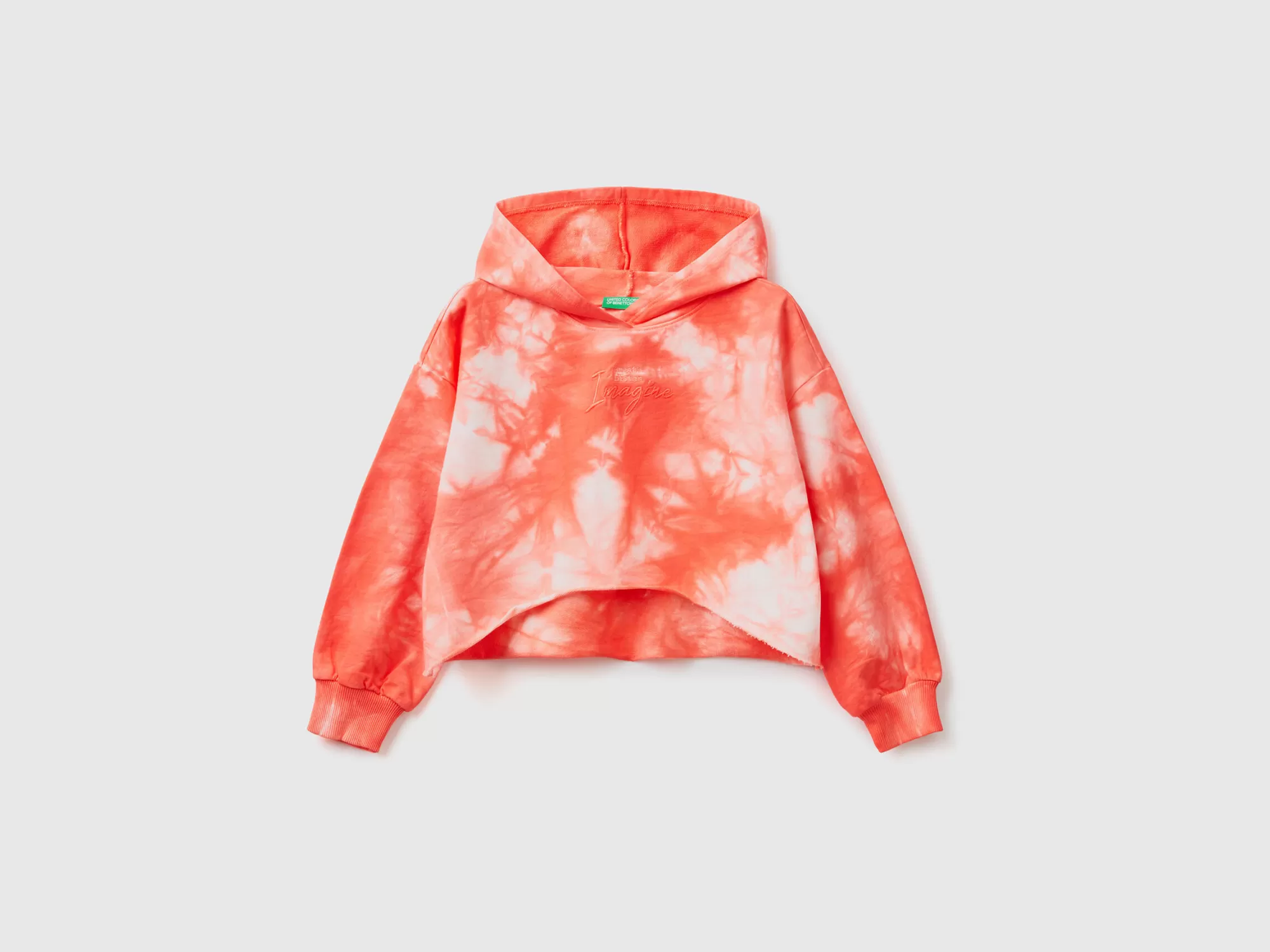 Benetton Sudadera Cropped Tie-Dye-Niños Sudaderas Y Chandales