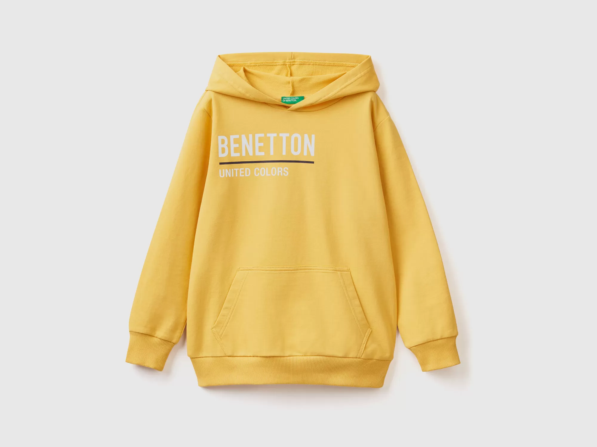 Benetton Sudadera De 100 % Algodón Con Capucha-Niños Sudaderas Y Chandales