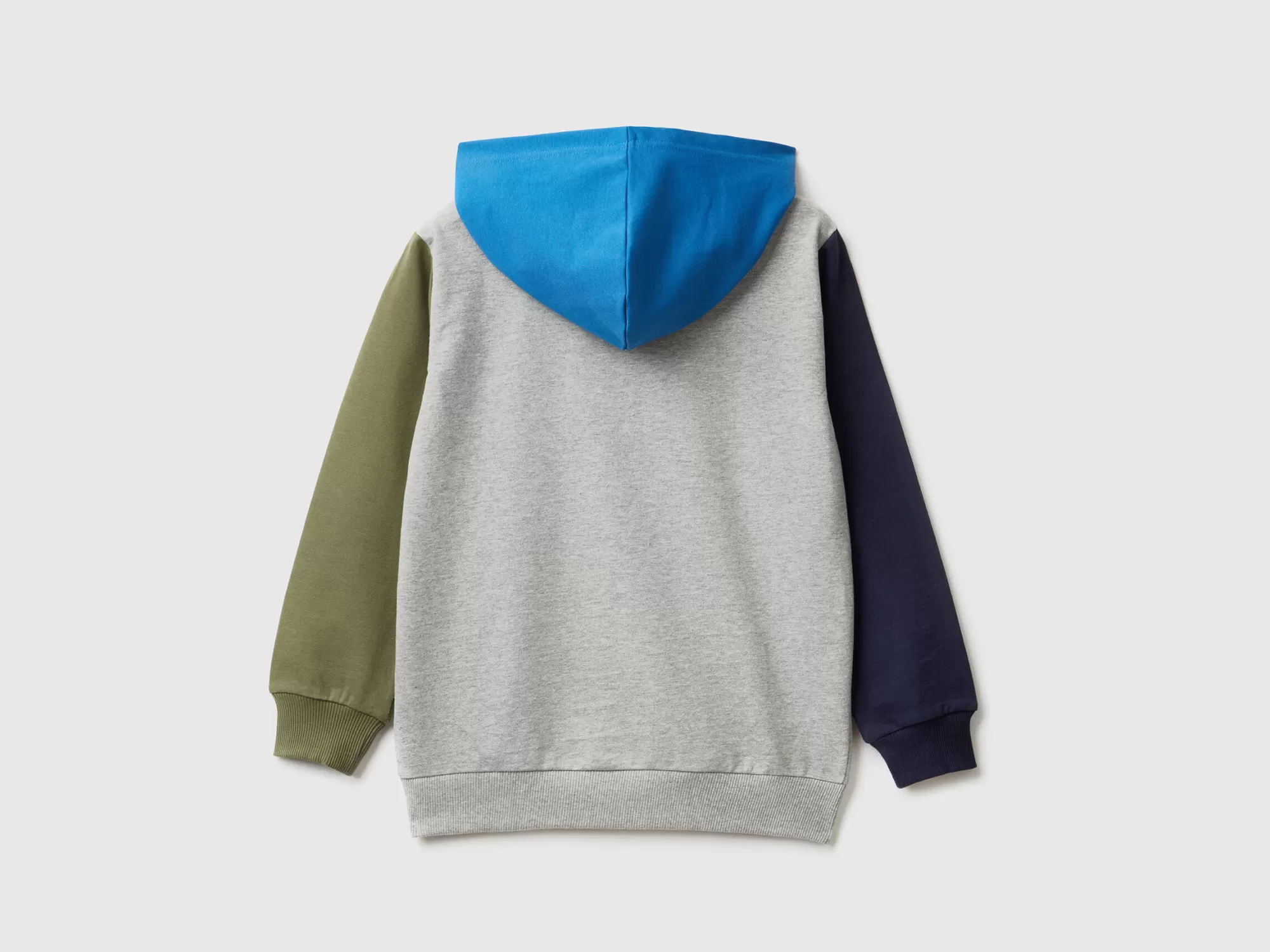 Benetton Sudadera De 100 % Algodón Con Capucha-Niños Sudaderas Y Chandales