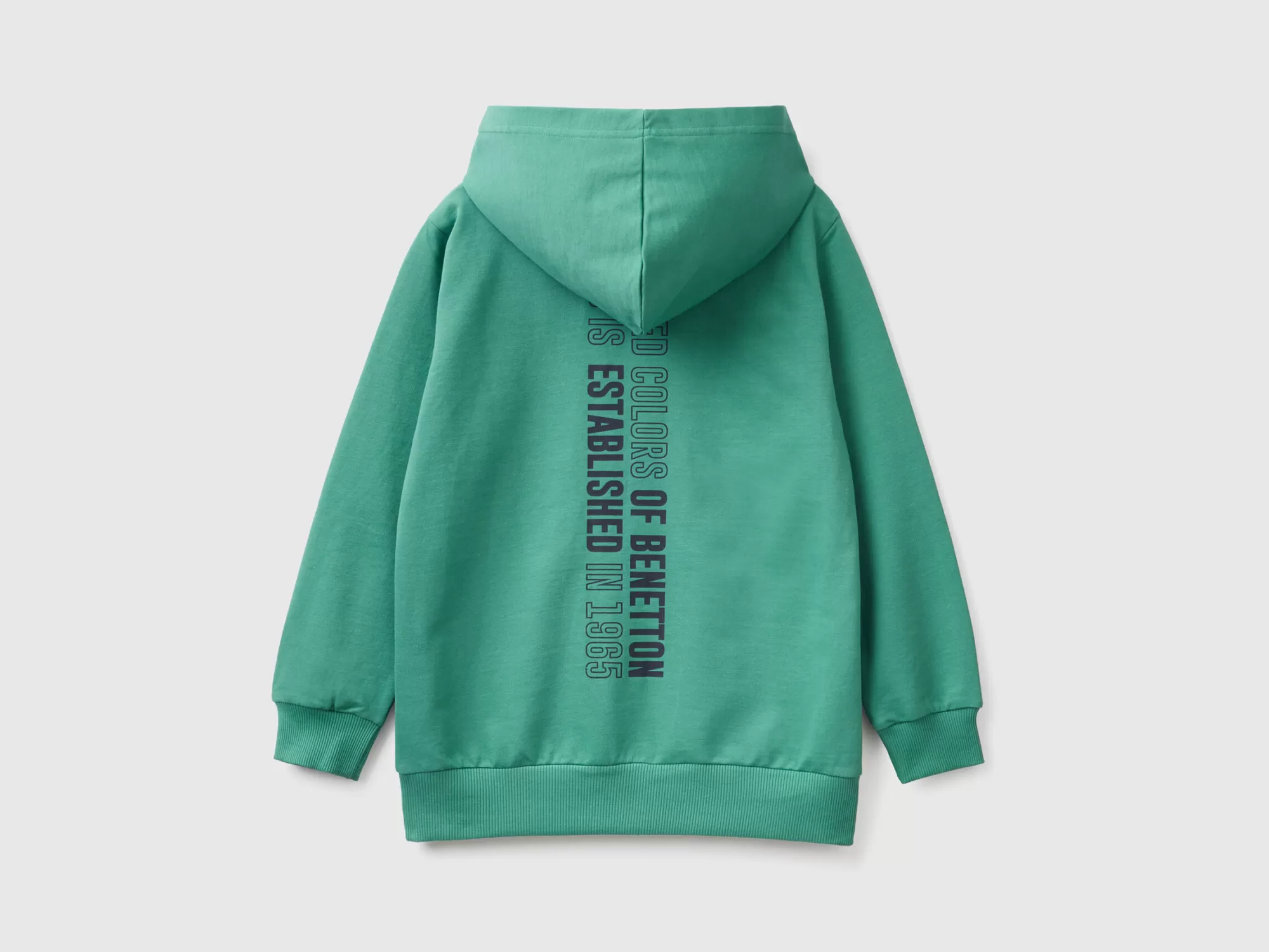 Benetton Sudadera De 100 % Algodón Con Capucha-Niños Sudaderas Y Chandales