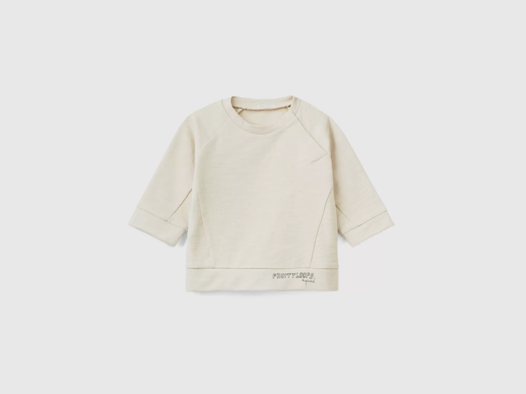 Benetton Sudadera De 100 % Algodón Ligero-Niños Sudaderas Y Camisetas