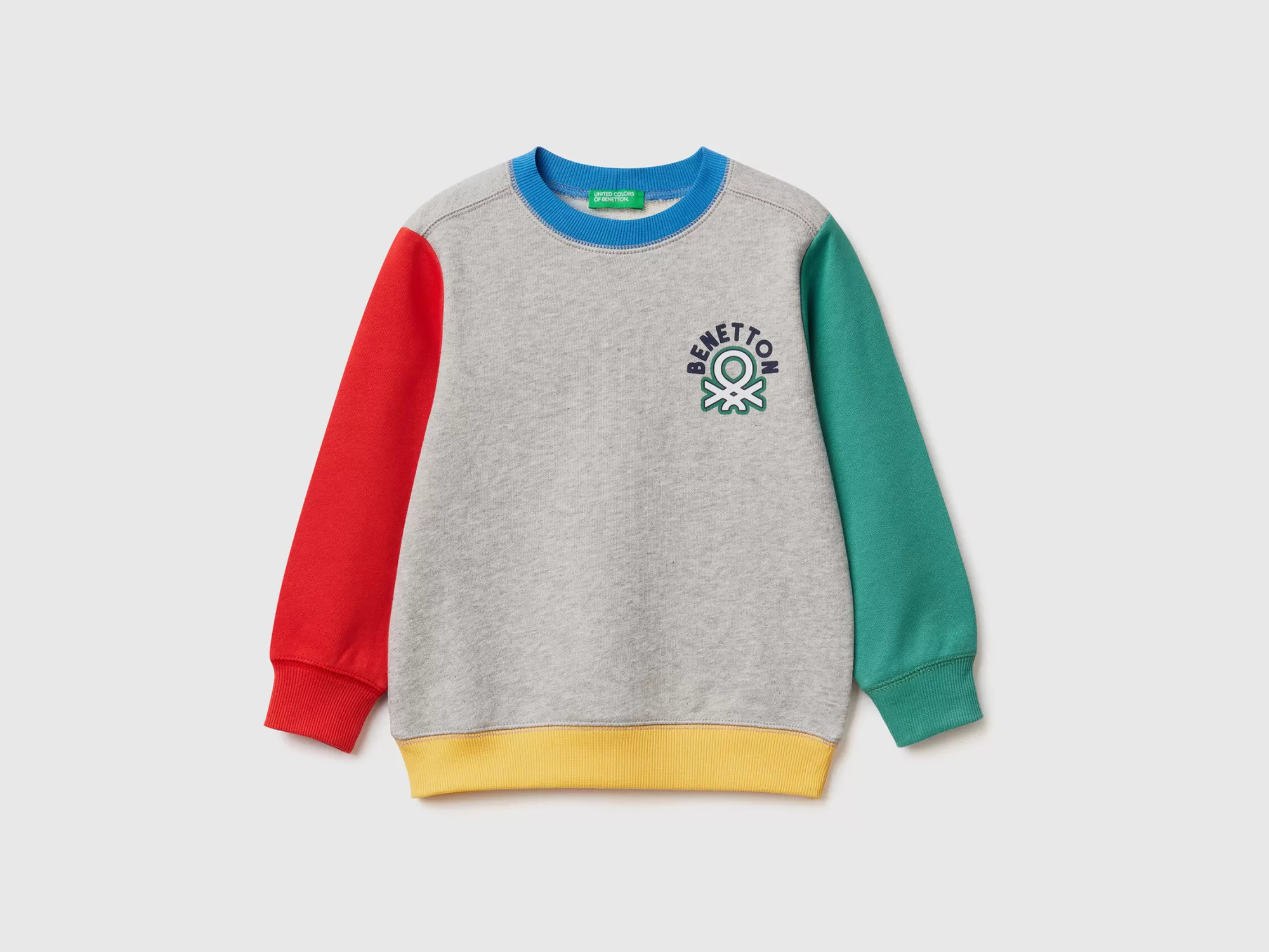 Benetton Sudadera De 100 % Algodón Organico-Niños Sudaderas Y Chandales