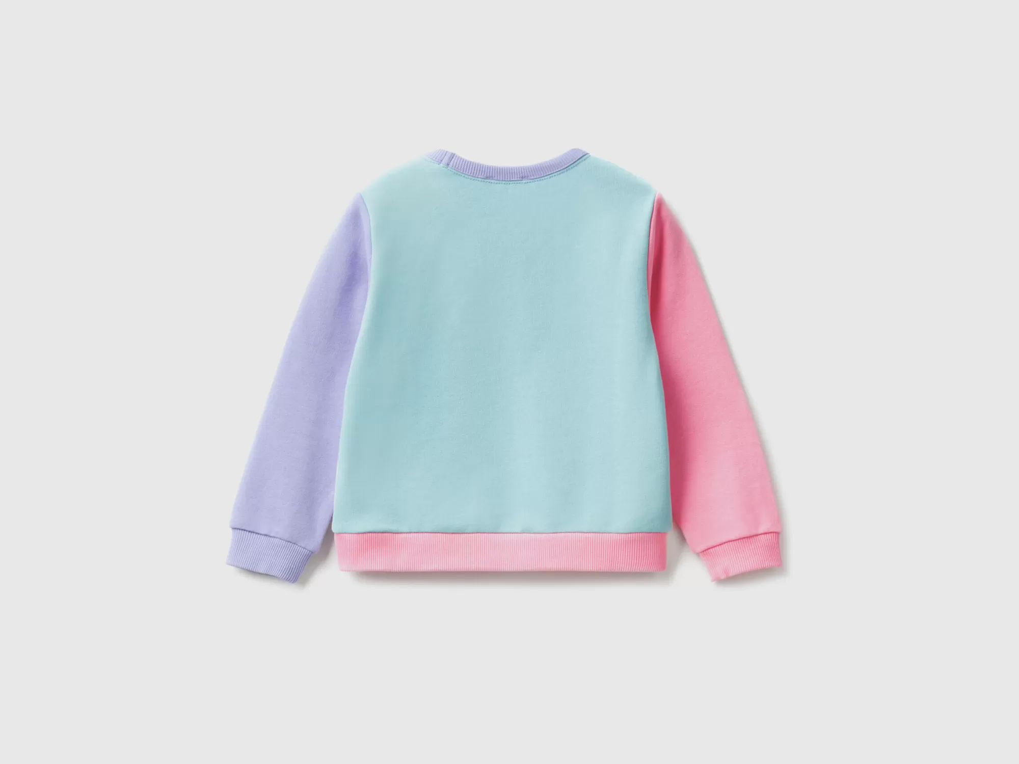 Benetton Sudadera De Algodón Organico Con Estampado De Glitter-Niños Sudaderas Y Chandales