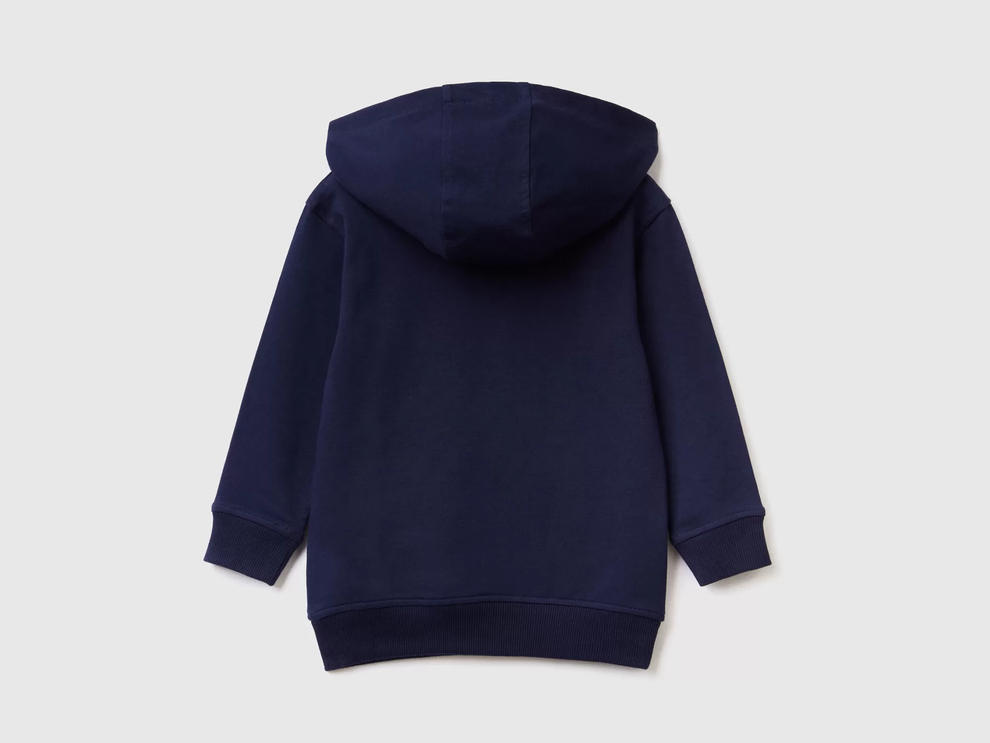 Benetton Sudadera De Algodón Organico Elastico Con Capucha-Niños Sudaderas Y Chandales