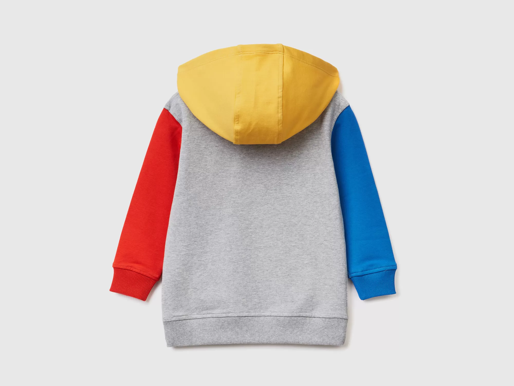 Benetton Sudadera De Algodón Organico Elastico Con Capucha-Niños Sudaderas Y Chandales