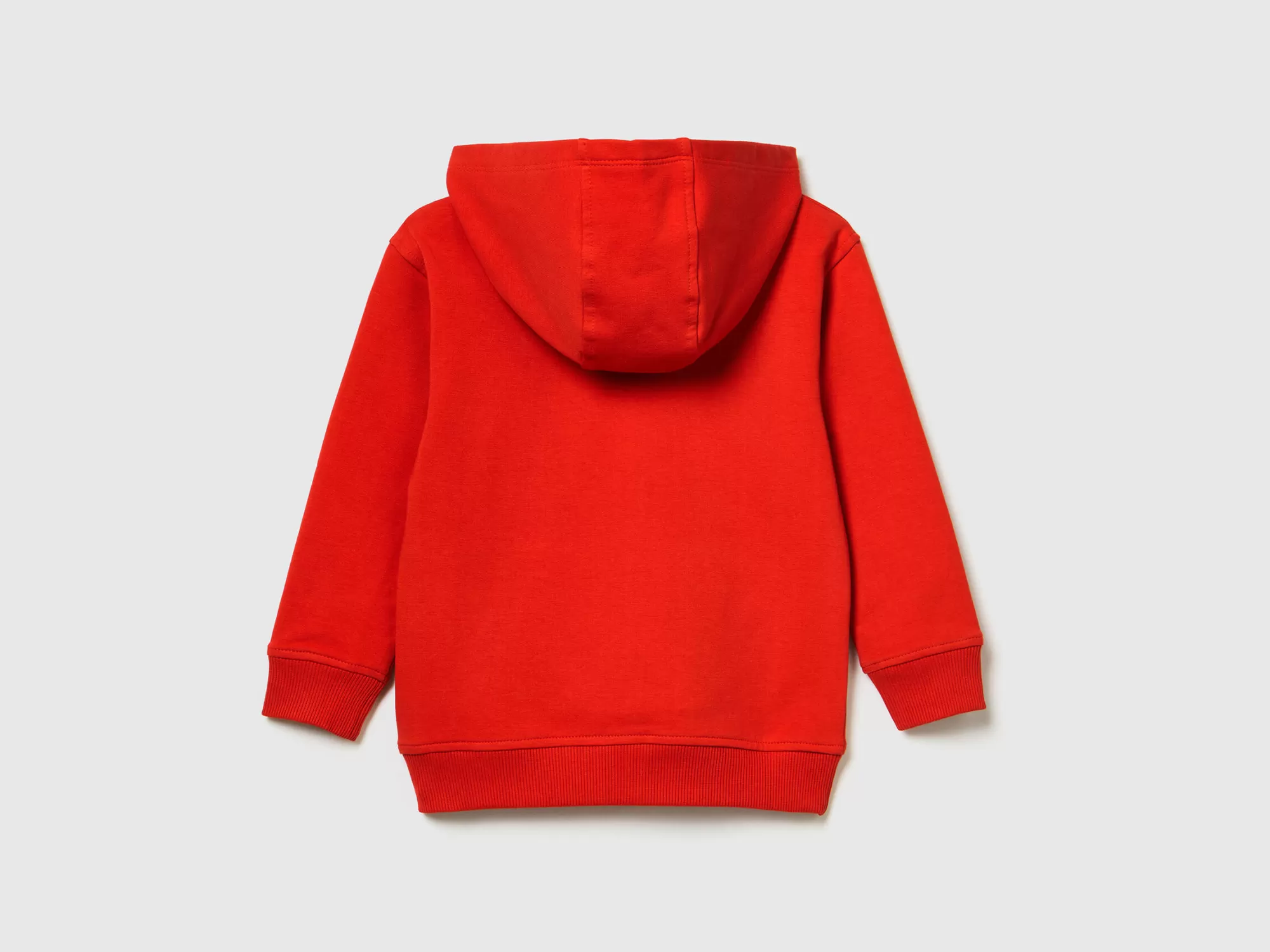 Benetton Sudadera De Algodón Organico Elastico Con Capucha-Niños Sudaderas Y Chandales