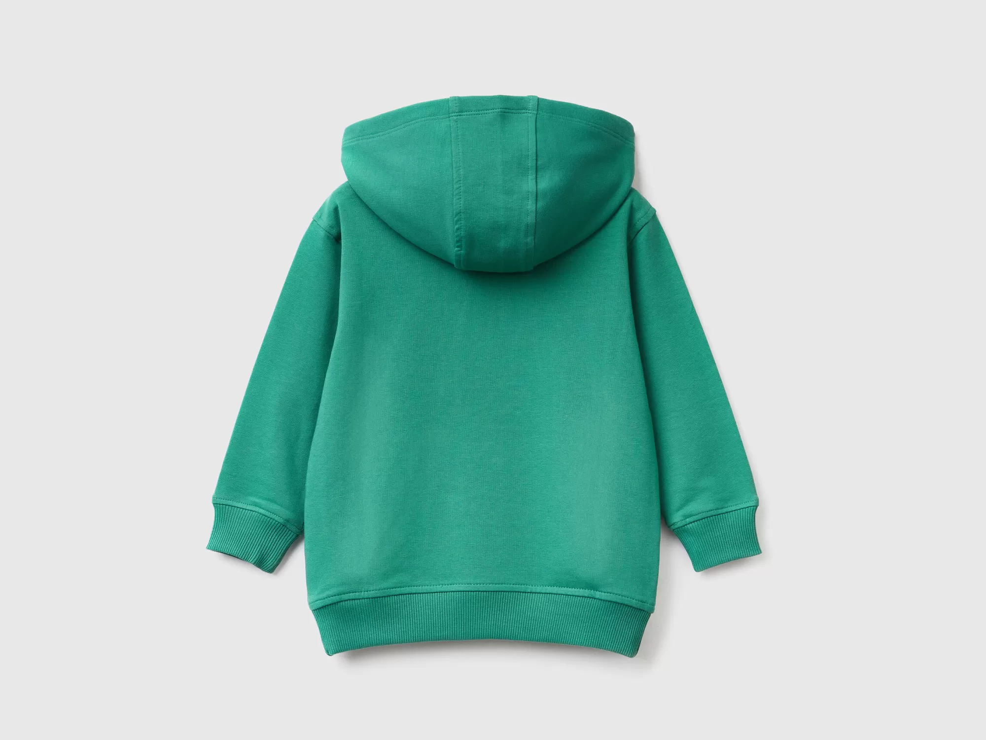 Benetton Sudadera De Algodón Organico Elastico Con Capucha-Niños Sudaderas Y Chandales