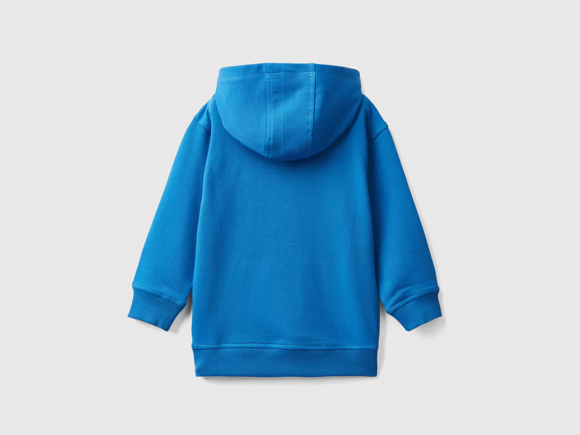 Benetton Sudadera De Algodón Organico Elastico Con Capucha-Niños Sudaderas Y Chandales